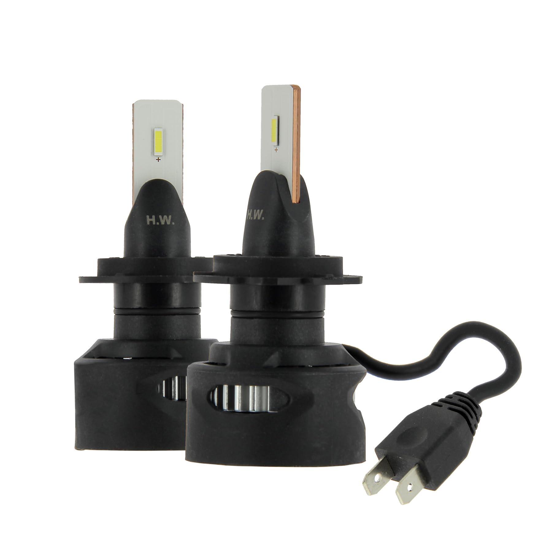 WRC 007551 2 żarówki LED H7 12V / 24V 19 W, mocna lampa samochodowa