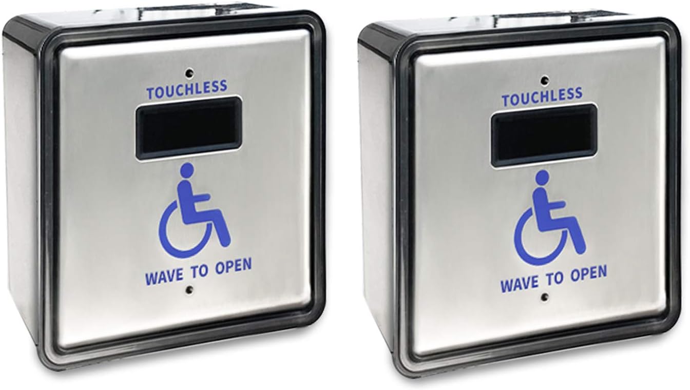 Touchless Wave Sensor Button for Handicap Door with Handicapped Logo