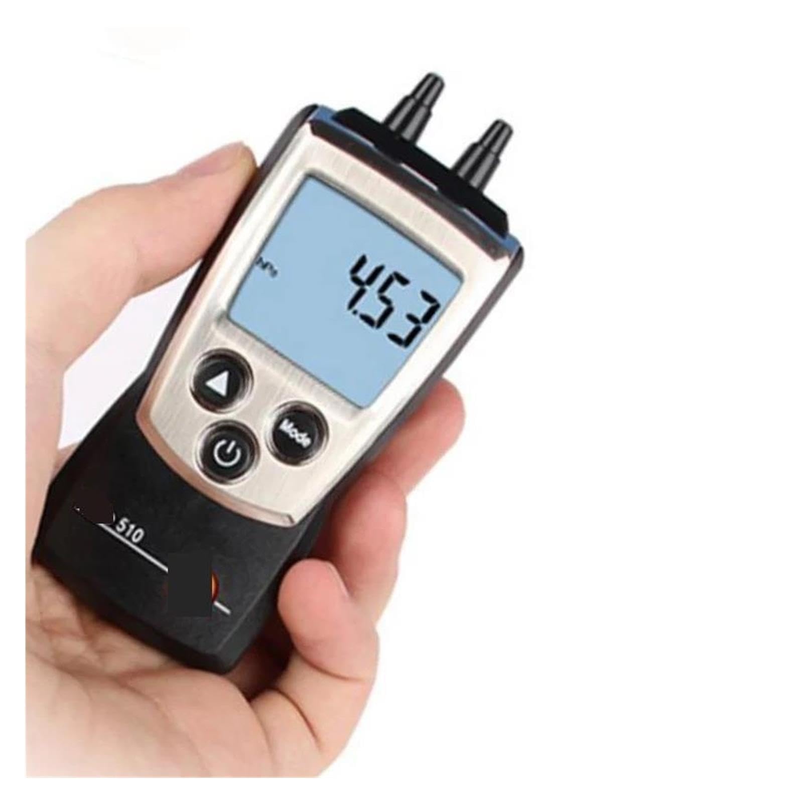 Manometro con compensazione della temperatura, gamma 510, da 0 a 100 HPa, misuratore di pressione differenziale digitale con gamma automatica Per uso fai da te