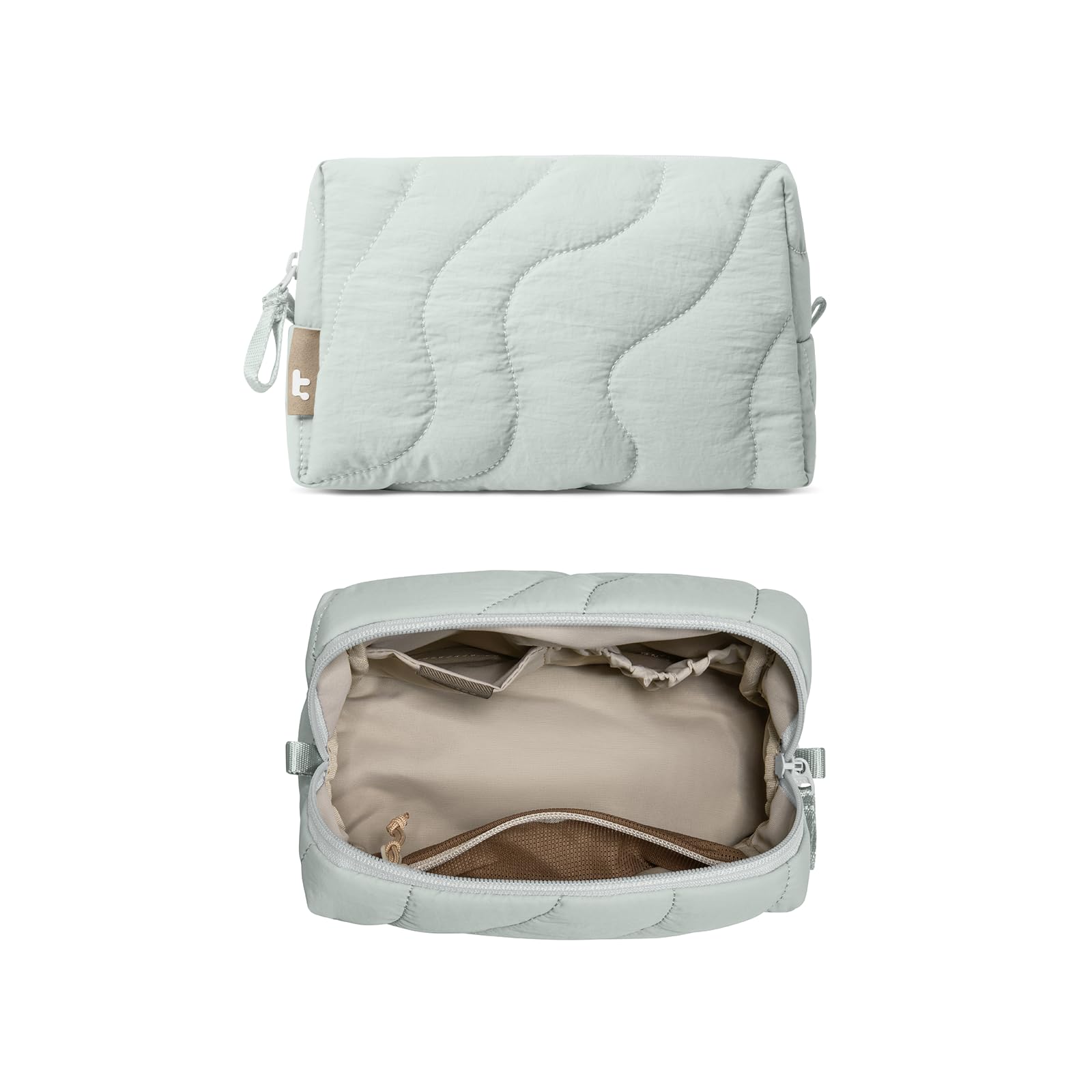 tomtoc Bolsa Organizadora Electrónica Acolchada para Cables, Accesorios Resistente al Agua, Portátil para Fuente de Alimentación de Power Bank, Memoria USB