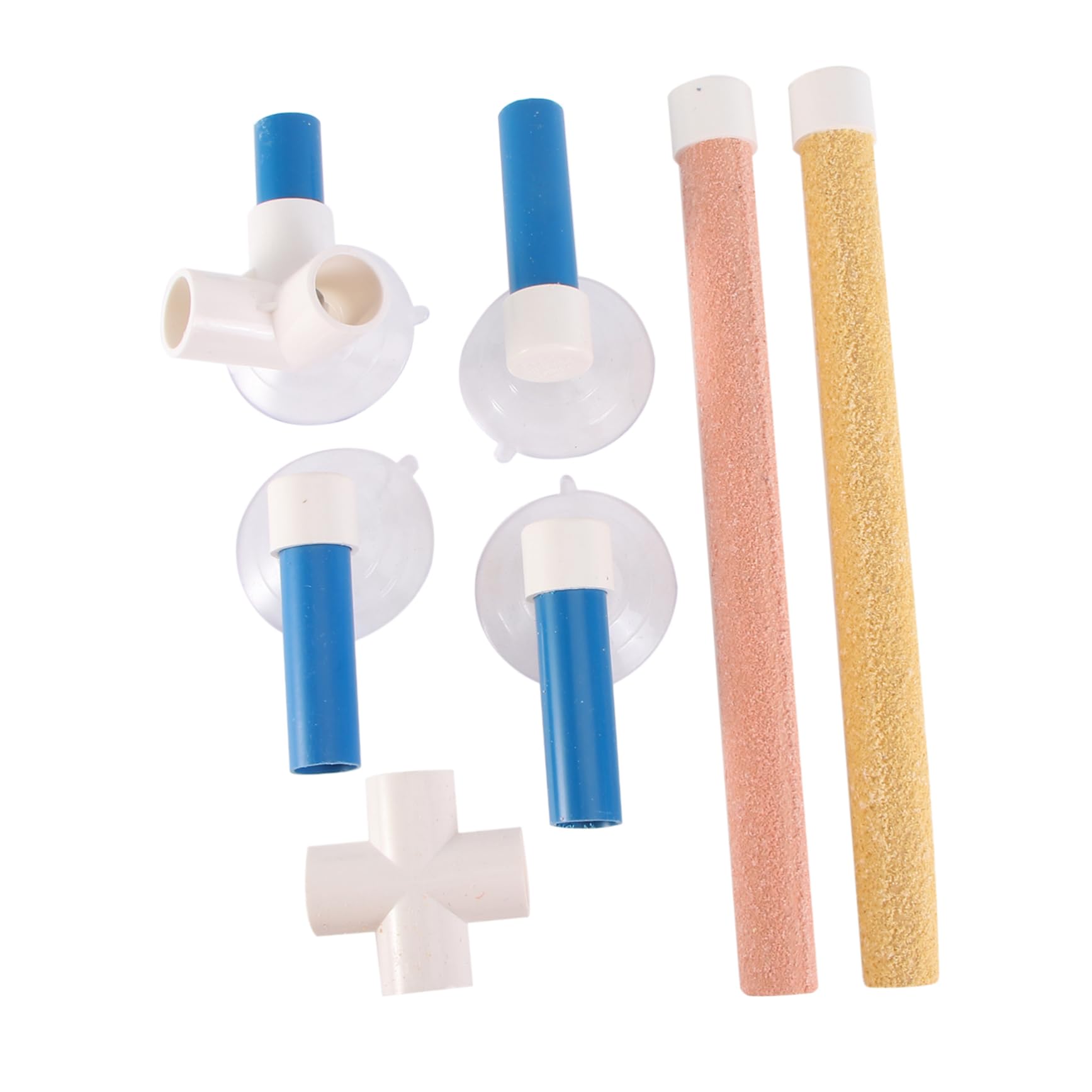 BCOATH Parrot Stand Suction Cup Crafted Standing Rack for Bird Cleaning Play Random