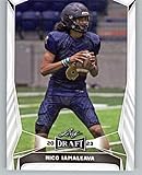 2023 Leaf Draft #27 Nico Iamaleava Tennessee Volunteers RC Rookie Football Trading Card