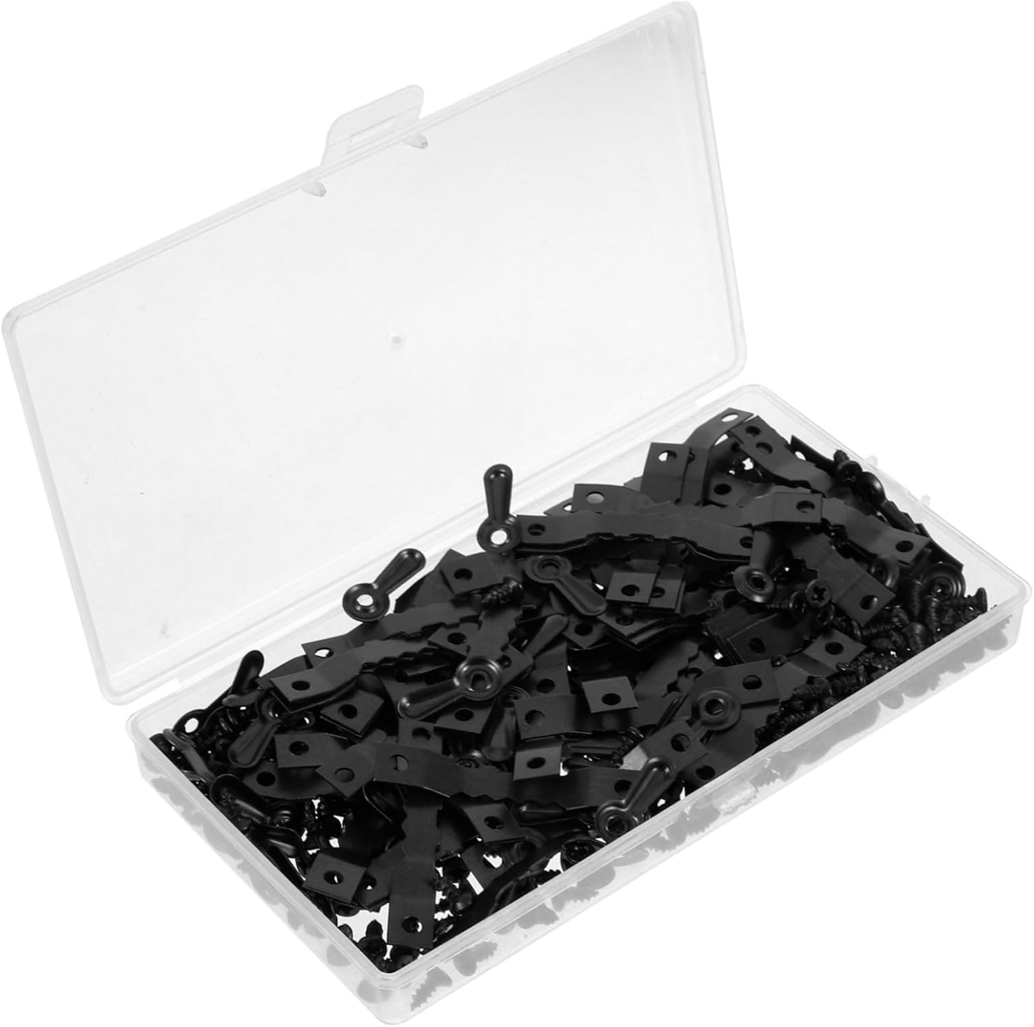 PRETYZOOM 5sets Metal Picture Frame Backing Clips Turn Button Photo Frame Fasteners Screws for Art Crafts Easy to Install and Remove