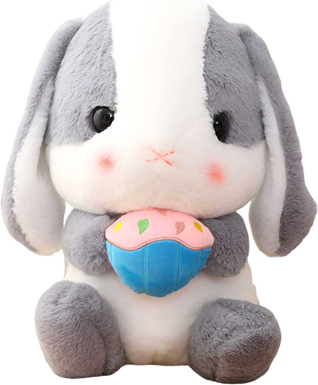 30 inch Rabbit Stuffed Animals Plush Toy Soft Lop Eared Rabbit Baby Plushie Doll Easter Rabbit Cushion Toy