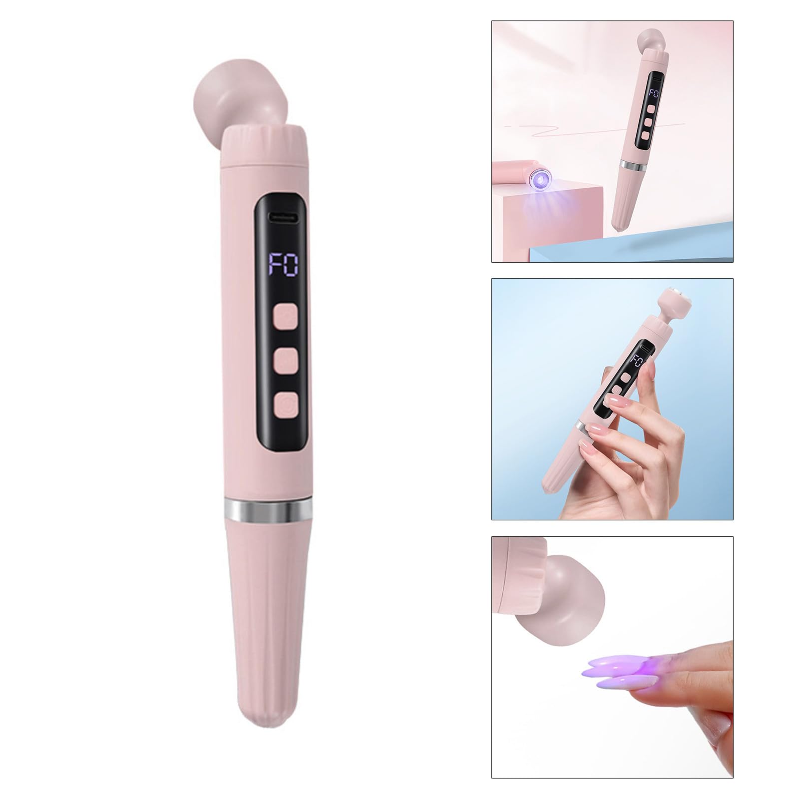 2 In 1 Nails File LED Nails Lamp With Electric Nails Drill Machine Nails Art Tools Gel Nails Polish Curing Lamp
