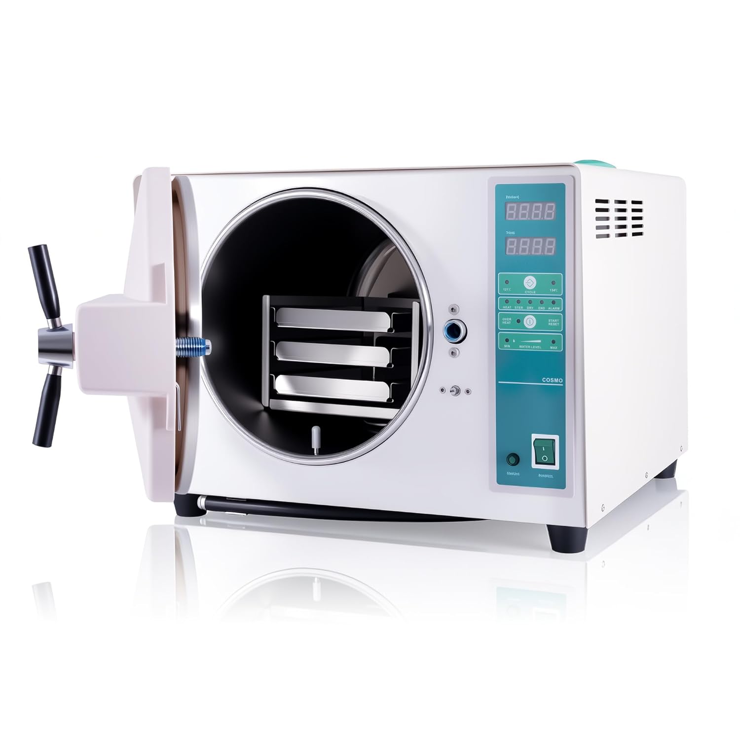 DACAT-RICHFU 18L TR250C Lab Autoclave Sterilizer with Drying Function, Safety Lock & Stainless Steel Chamber