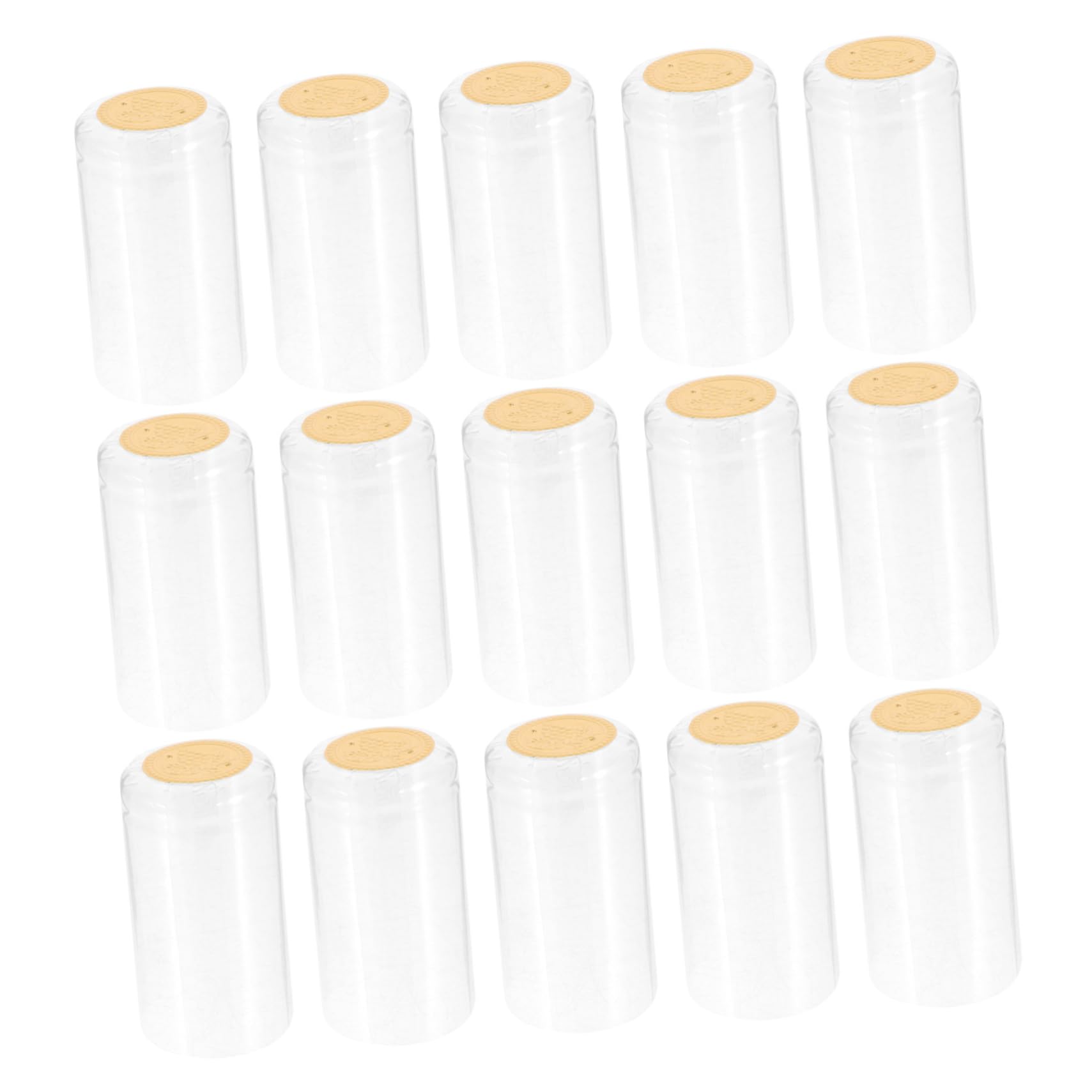 Mikinona 100pcs Heat Shrink Capsules Sleeves 32mm Large Wine Bottle Caps Wine Bottle Decorative Sealed Covers for Wine Shop