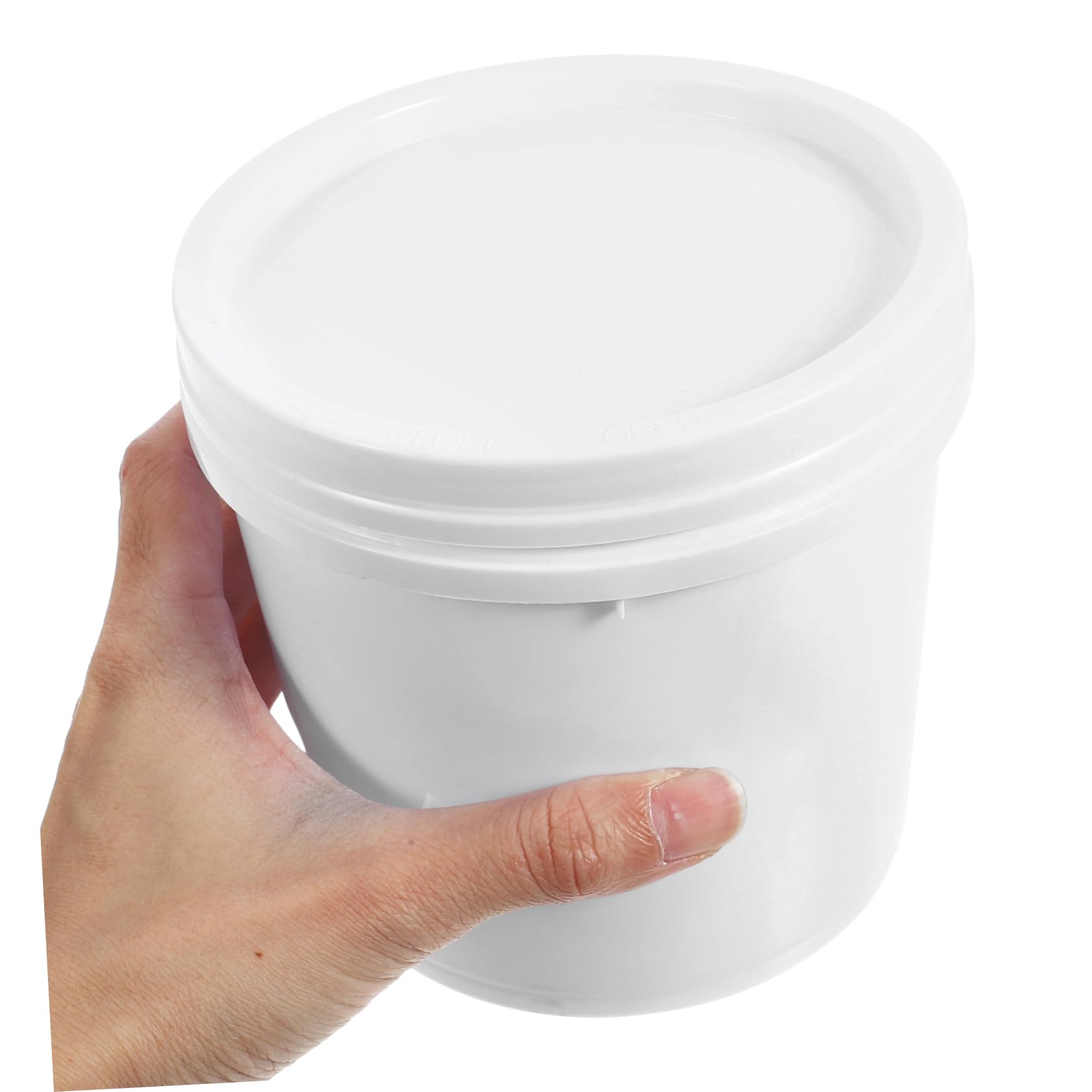 ABOOFAN 5 Series Cubo De Plástico De Calidad Alimentaria Cubo De Pintura Cubos De Agua Con Tapa Botes De Pintura Con Tapa Cubos Con Asas El Plastico 4 Piezas X 5