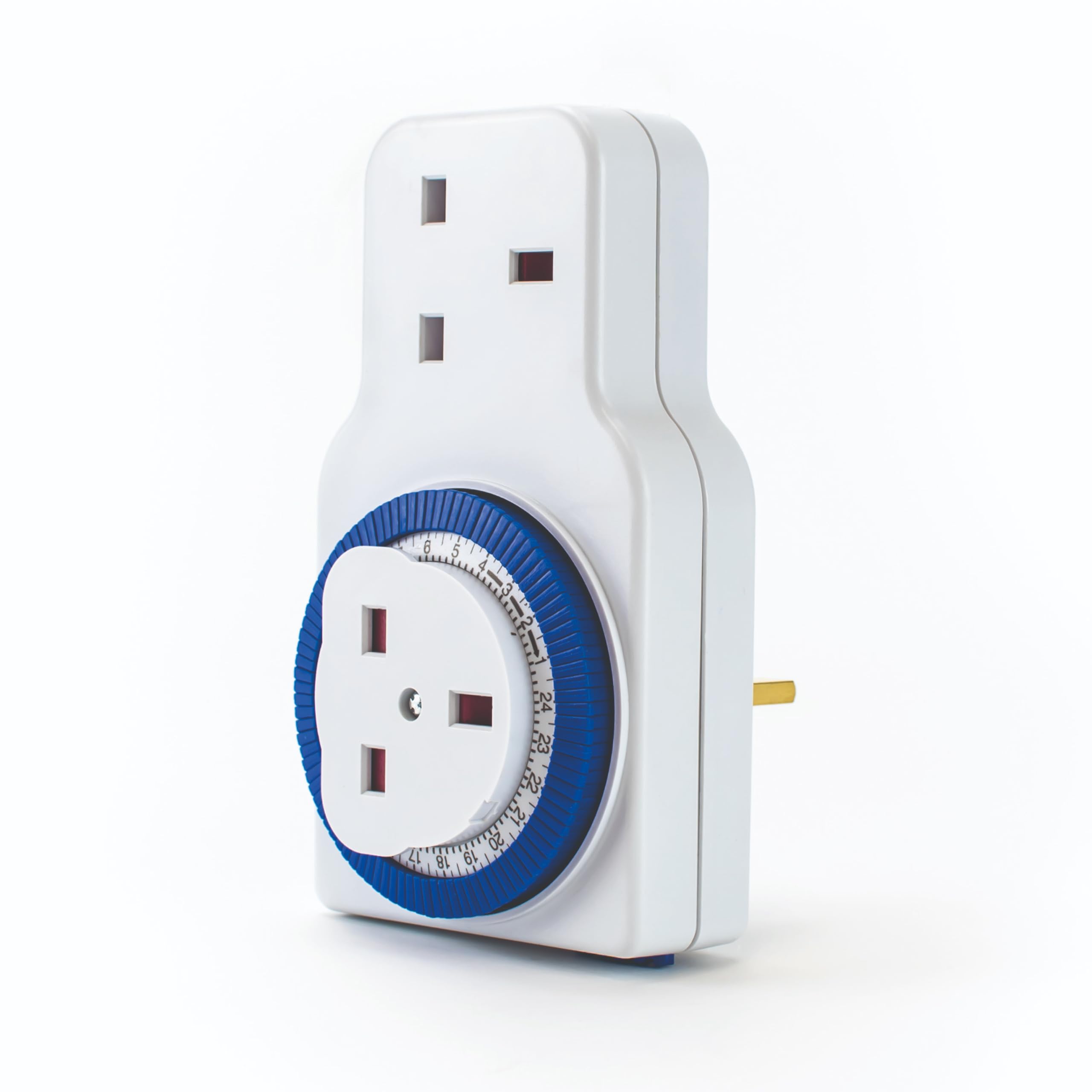 Status 24 Hour Mechanical Timer Switch with Additional Socket - S24HRSQT1WS1PK4