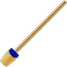 MIRACLE Nail Bits - 3/32" Backfill Cone Shape Flat End Nail Drill Bits for Manicure, Pedicure, Cuticle, and Gel Polishing (Medium)