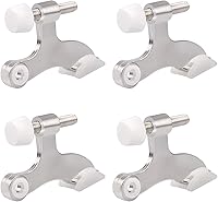 Vista 20 de HOMOTEK - Paquete de 4 pasadores de bisagra para puerta blanca, tope de puerta ajustable de lujo resistente de 2-1/2"x1-3/4”, con puntas