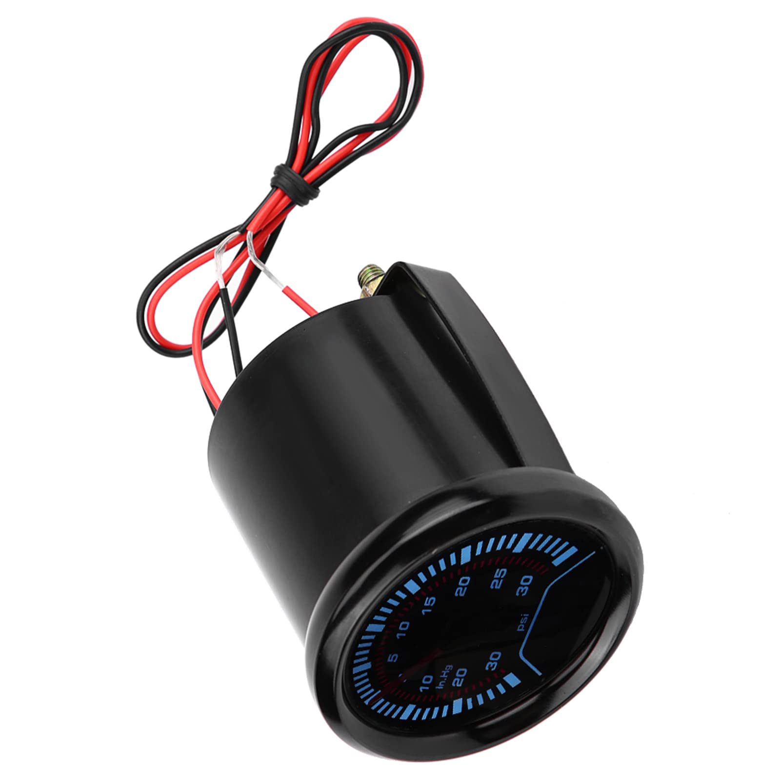 Turbo Boost Gauge ,Universal Car Smoke Dial Face Turbo Boost Manómetro turboalimentado con aleación de aluminio para Auto Car 52mm ,Medidor automático
