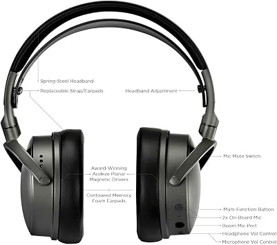 Audeze Maxwell Wireless Gaming Headset for PlayStation, Mac, PC, and Switch