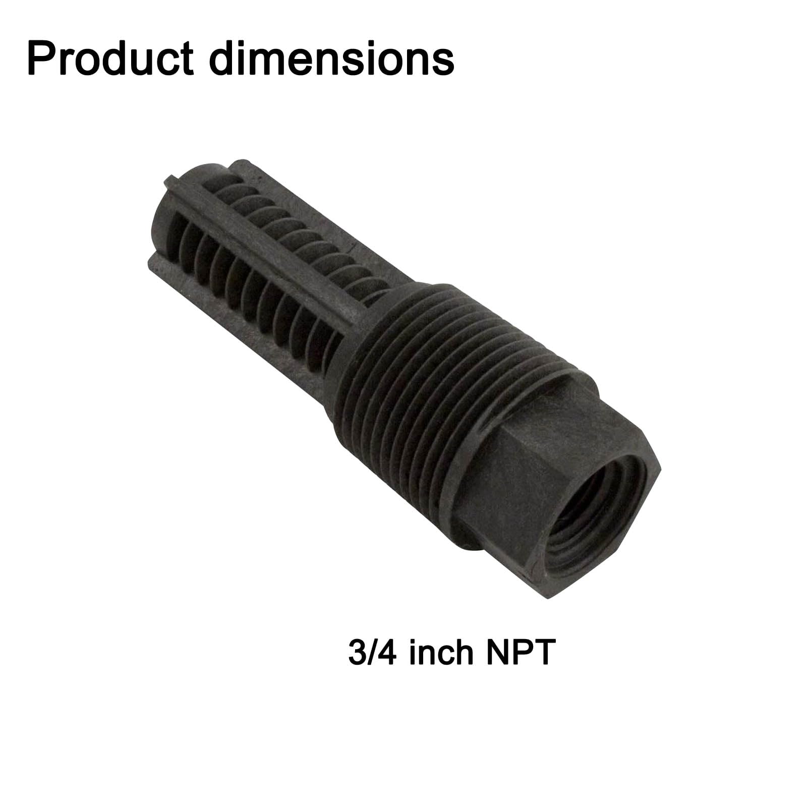 Rubinetto Scarico della Sabbia da 3/4 Pollici, Raccordo filettato Maschio, Raccordo per Filtro a Sabbia per Piscina TR140, TR50, TR60, TR100