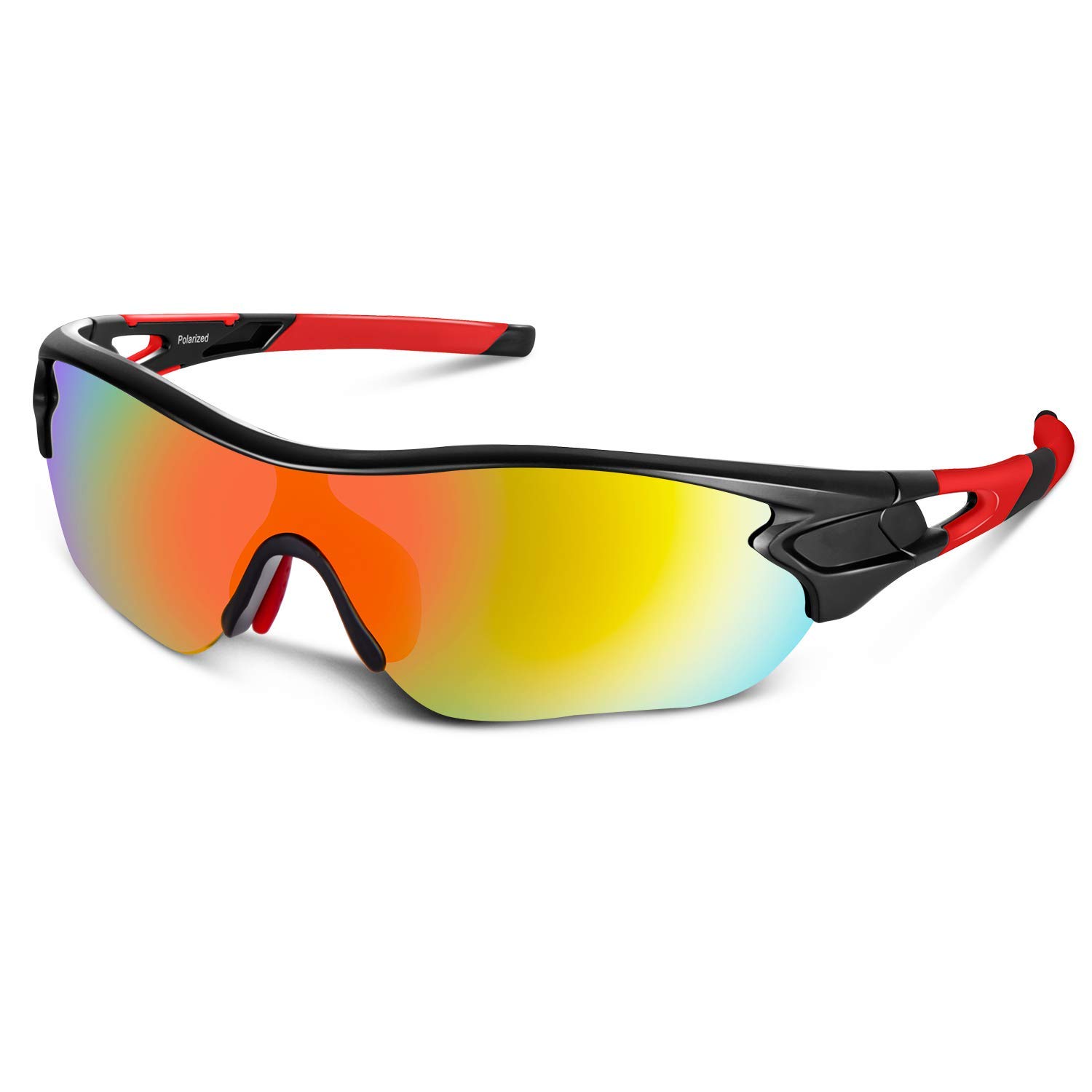 Polarized Sports Sunglasses for Men Women Youth TAC Glasses UV400 Protection Cycling Running Driving Fishing Golf Motorcycle Baseball