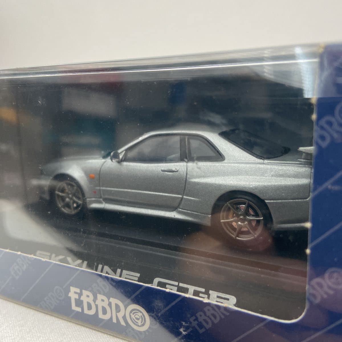 Amazon | EBBRO 1/43 NISSAN SKYLINE GT-R R34 V-spec Dark Silver