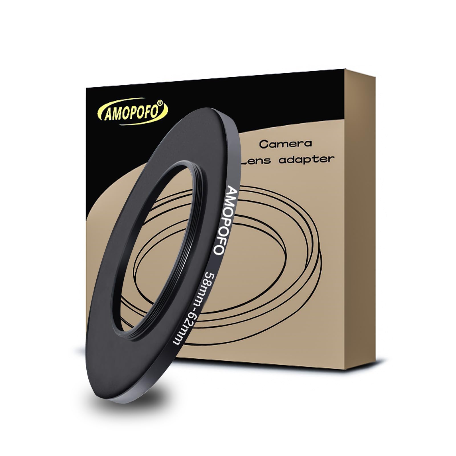 67mm to 82mm Step Up Ring For Filters,67mm-82mm Camera Filter Ring,Made Of CNC Machined space aluminum With Matte Black Electroplated Finish.for 82mm UV,ND,CPL Camera Filter accessories — view 9