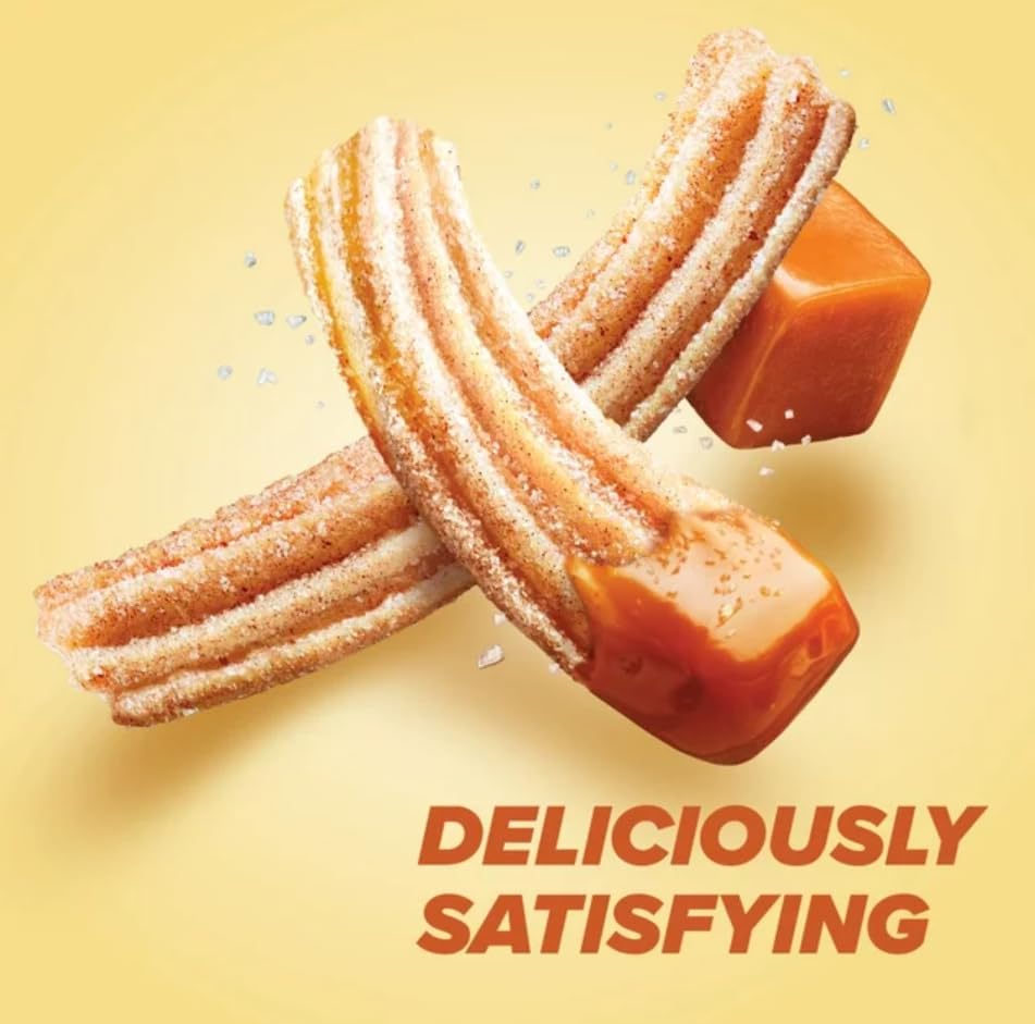 Miniatura 3 de Caramelo Churro, barras de proteína pura, 0.71 onzas de alto contenido en proteínas, aperitivos nutritivos para apoyar la energía, (en embalaje