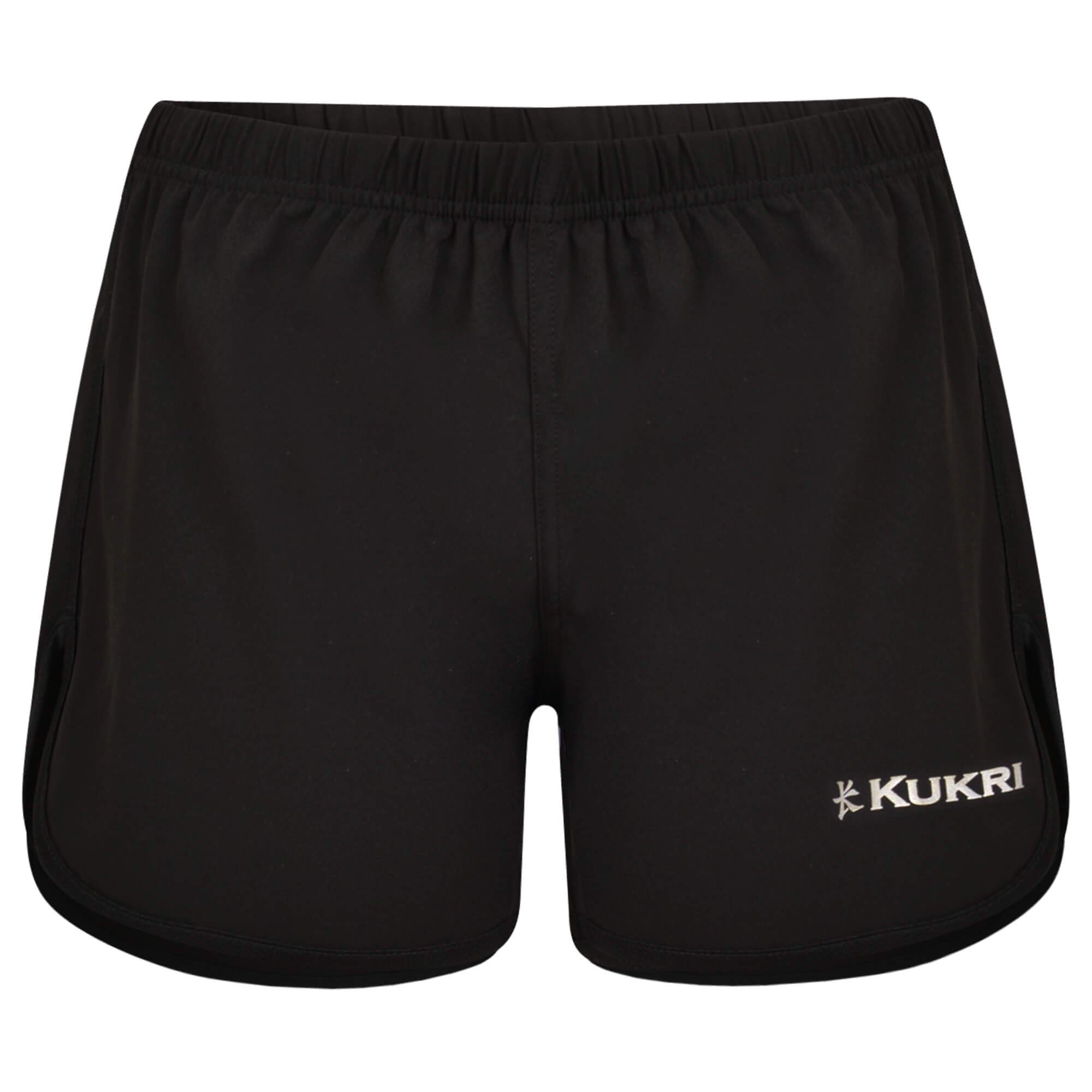 KukriUnisex Kids Youth Girls Training Shorts - Black Training Shorts