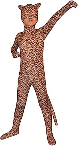 Miniatura 9 de Chendvol Traje de Halloween de leopardo de elastano para niños