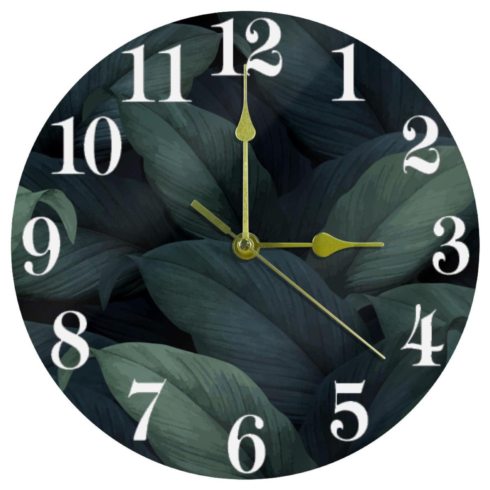 Horloge murale à quartz sans tic-tac pour éliminer le bruit nocturne dans la chambre à coucher