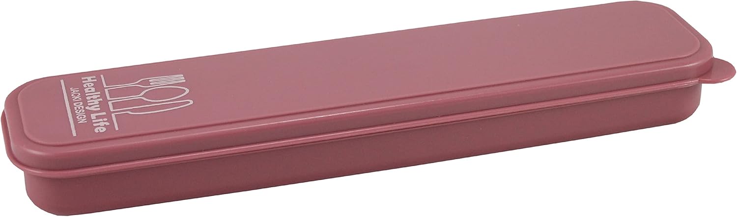Porta Talheres Para Marmita Individual Portátil Estojo Bolsa Na Cor Rosa