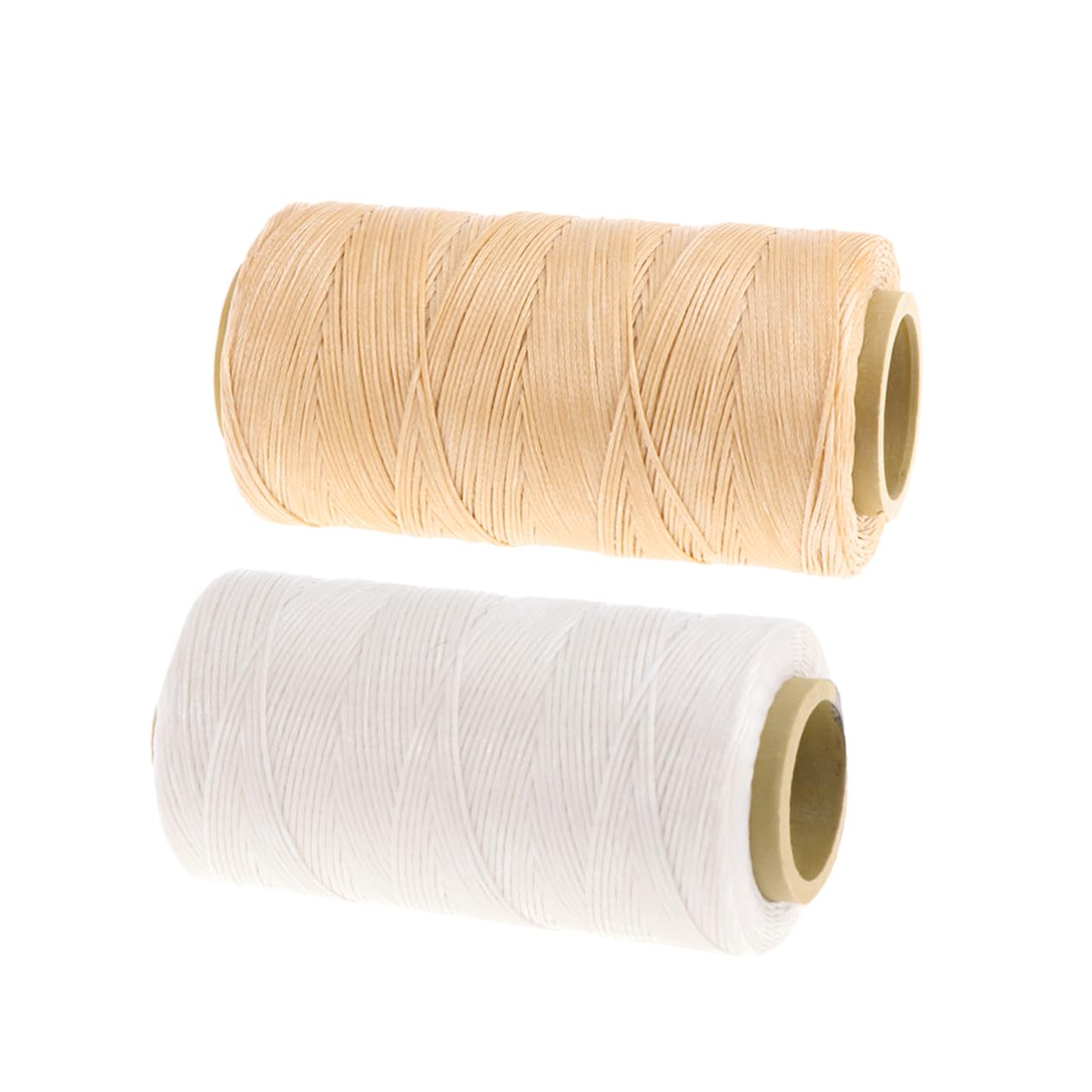 STOBOK 3piezas Hilo De Coser Encerado Para Cuero Línea Plana Resistente y Duradera Para Proyectos De Reparación Manualidades y Encuadernación Color Amarillo No