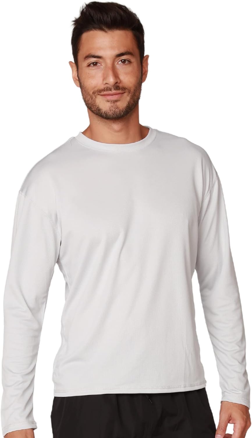 INGEAR Swim Shirts for Men UPF50+ Sun Protection Shirts Mens Long Sleeve Mens Rash Guard