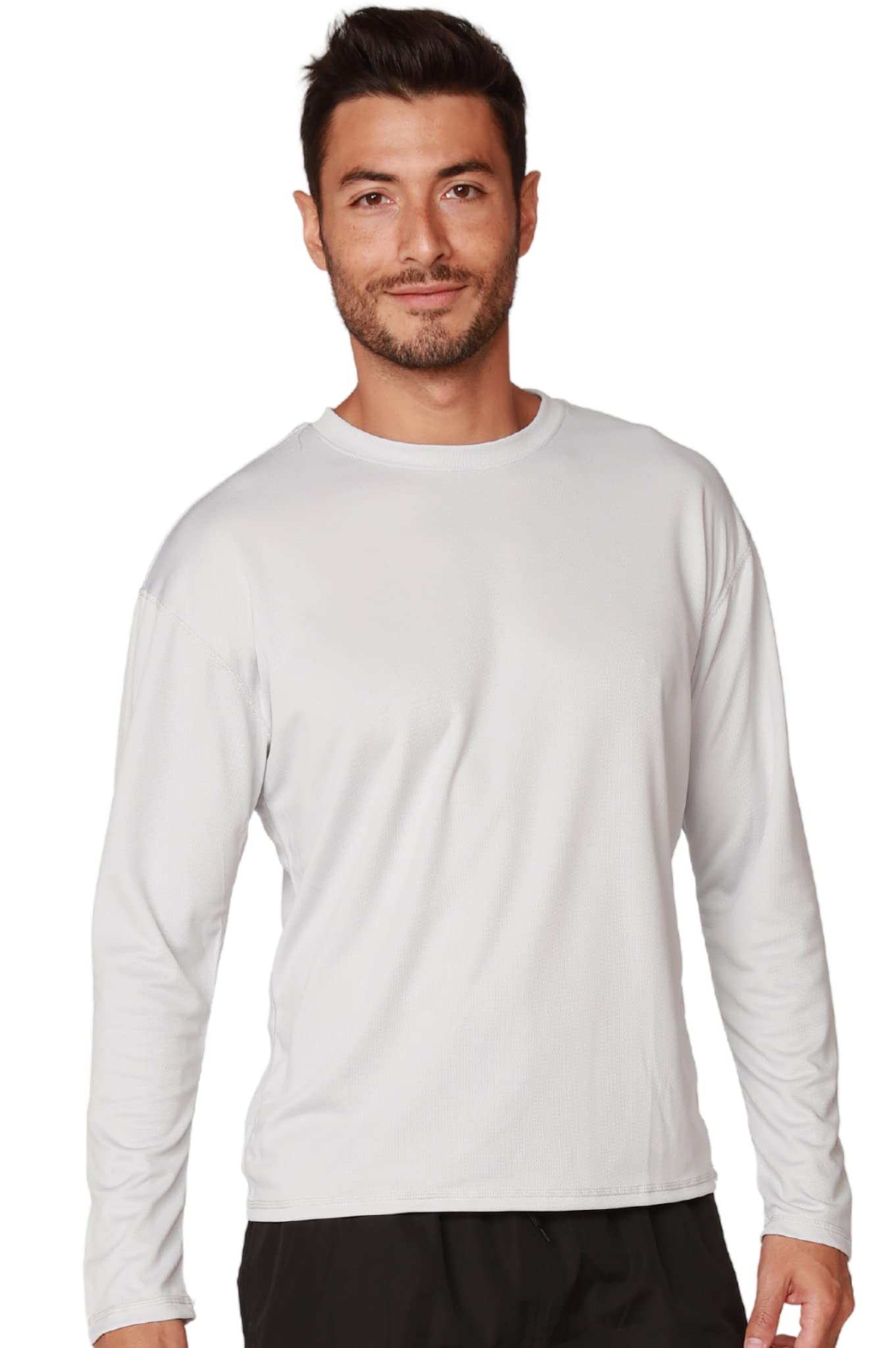 INGEAR Swim Shirts for Men UPF50+ Sun Protection Shirts Mens Long Sleeve Mens Rash Guard