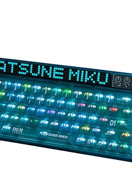 初音ミク　ゲーミングキーボード Amazon.co.jp: FSQCY 初音ミク キーボード 機械キーボード