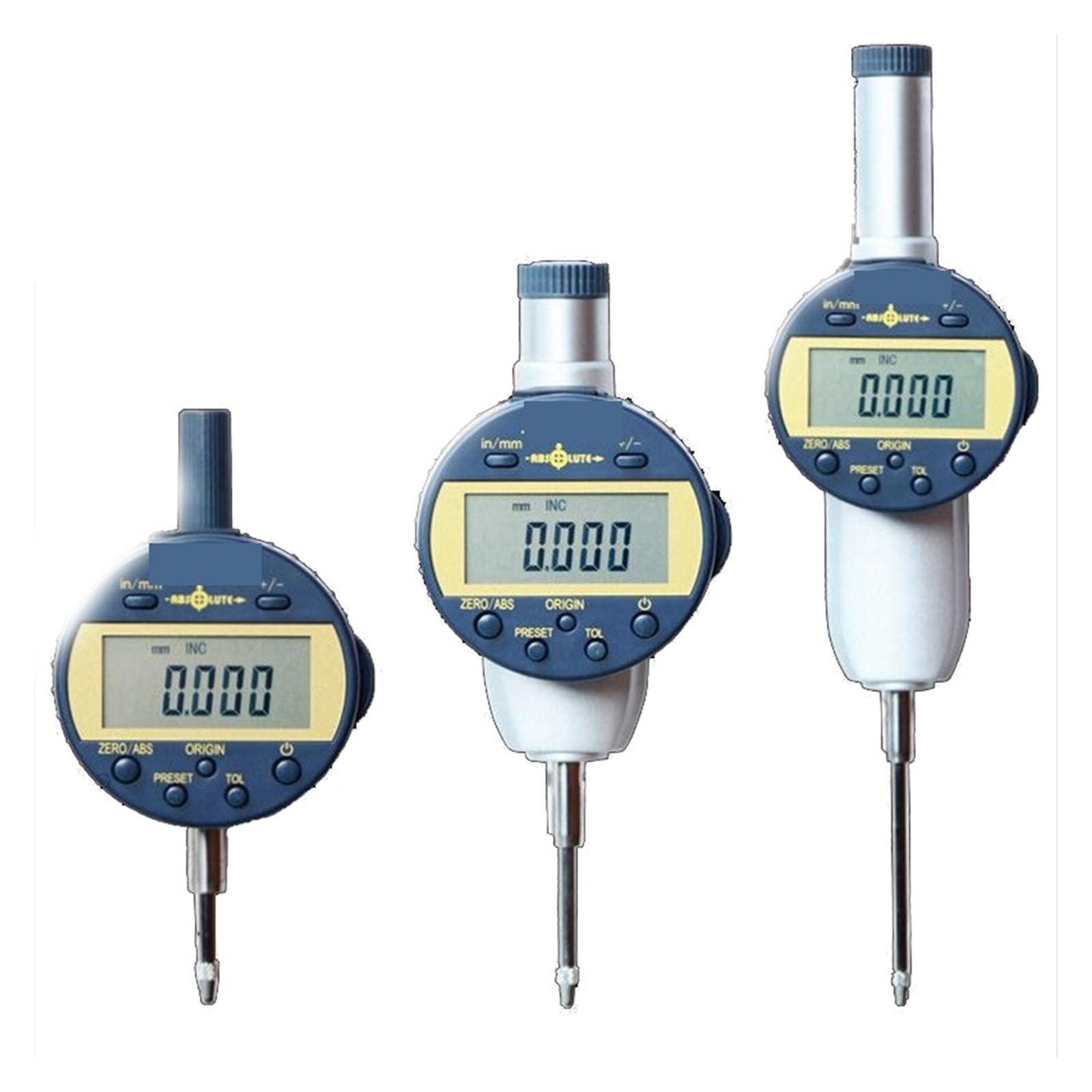 Mikrometr, 12,7 mm/25,4 mm/50,8 mm Mikronowy wskaźnik cyfrowy Wskaźnik elektroniczny 0,001/0,01(50.8mm0.001mm)