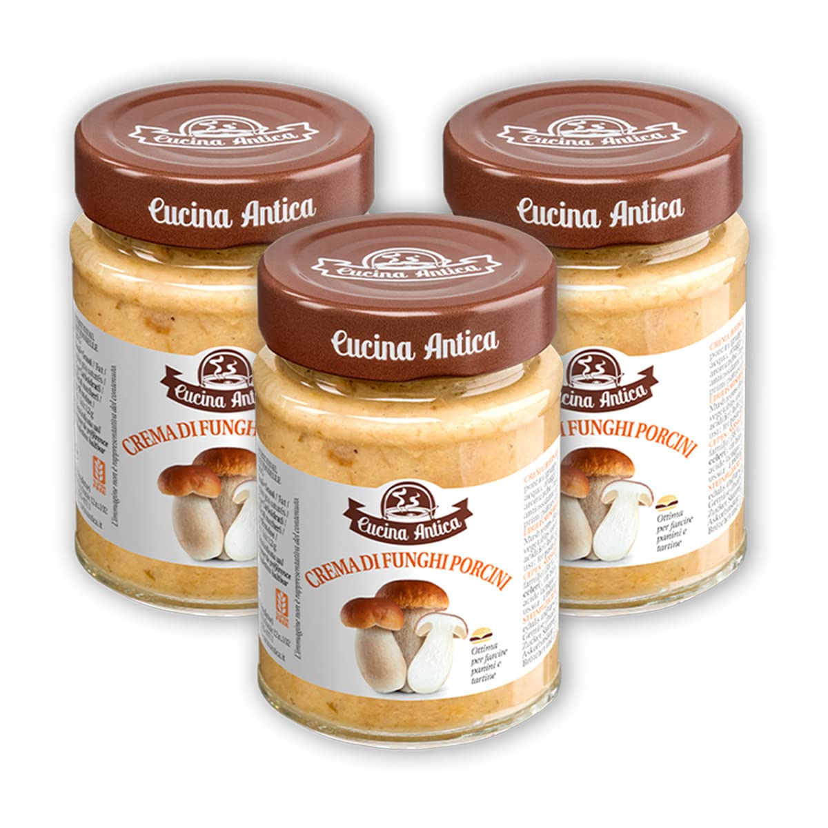 Cucina Antica - Steinpilzcreme - 3 Gläser à 180 g