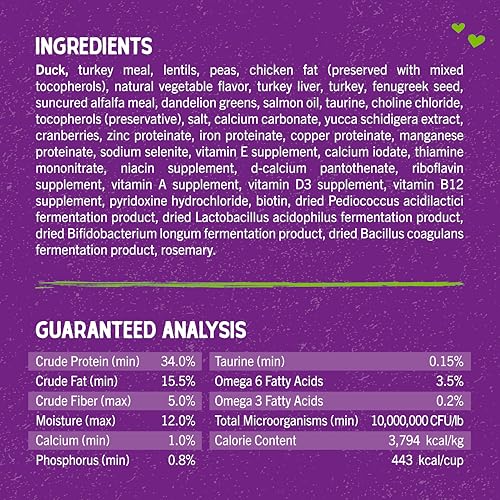 Stella & Chewy's Raw Coated Cat Food - High Protein, Grain-Free Kibble with Cage-Free Duck - Premium Digestive Support with Probiotics - Natural Small Kibble - Perfect For Picky Eaters - 2.5 lb Bag - image 3