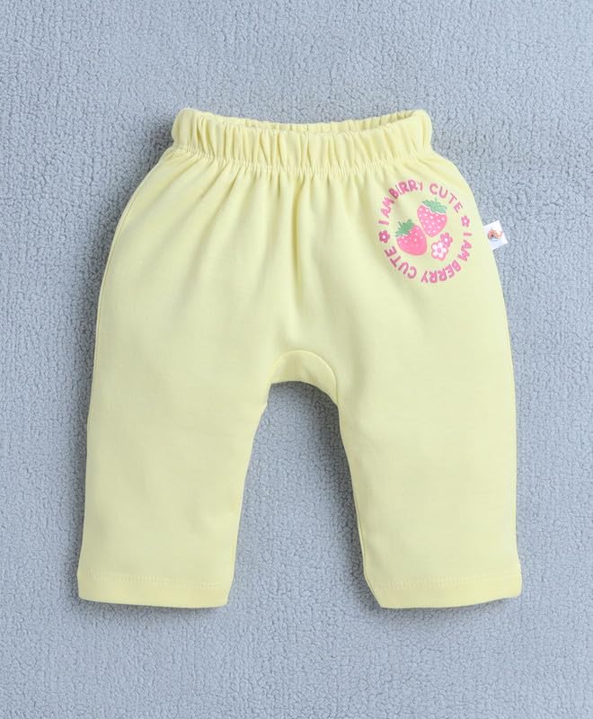 Image of BUMZEE Girls Regular Fit Cotton Diaper Pants /Leggings /Pyjamas Pack of 2