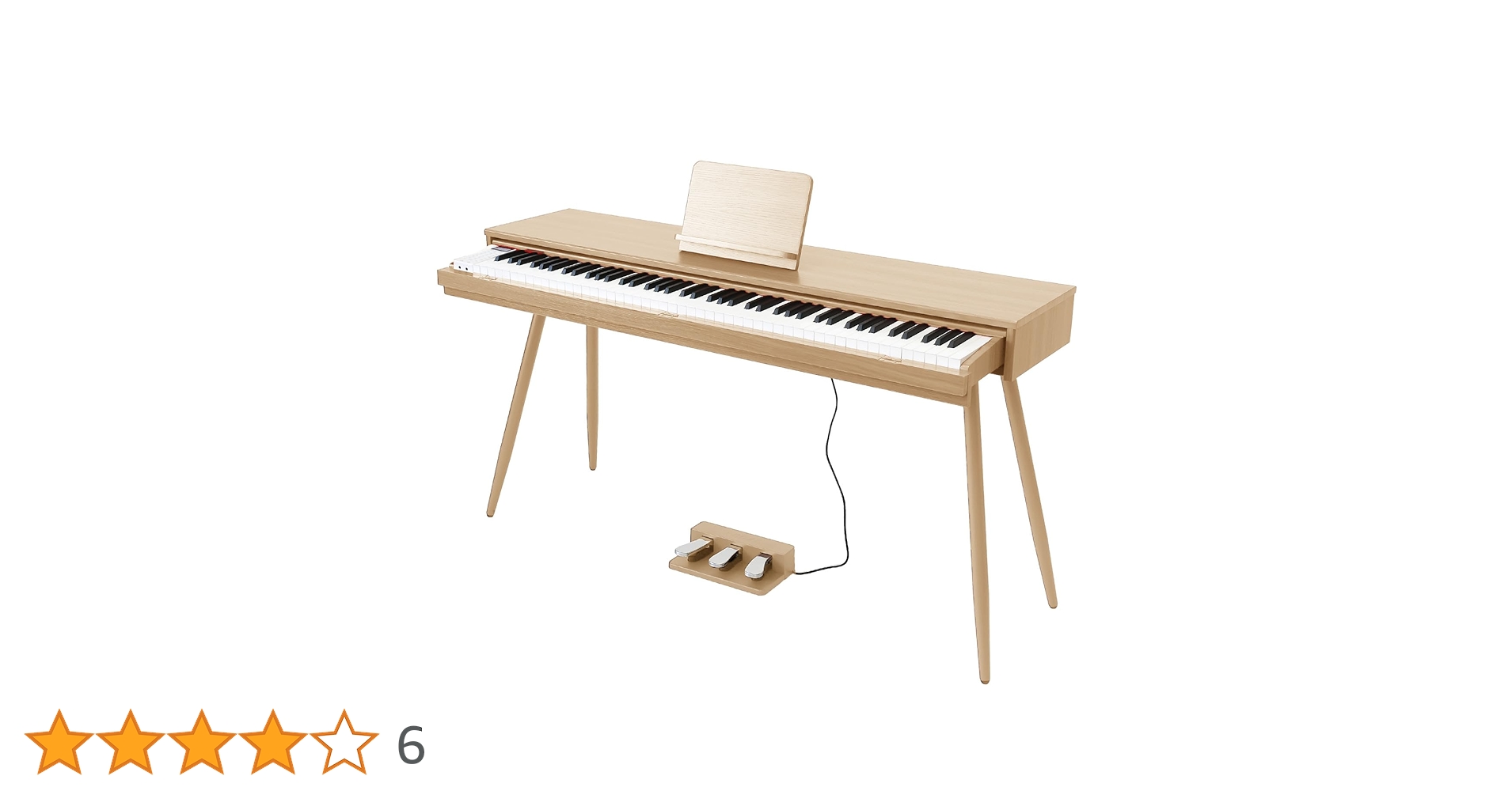 Amazon | [MRG] 電子ピアノ 引き出し式 88鍵盤 木製 MIDI対応