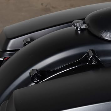 Hogworkz® Docking Hardware Cover Kit Compatible Harley Davidson Street Glide Road King Electra Glide Road Glide '09-'26 - Black