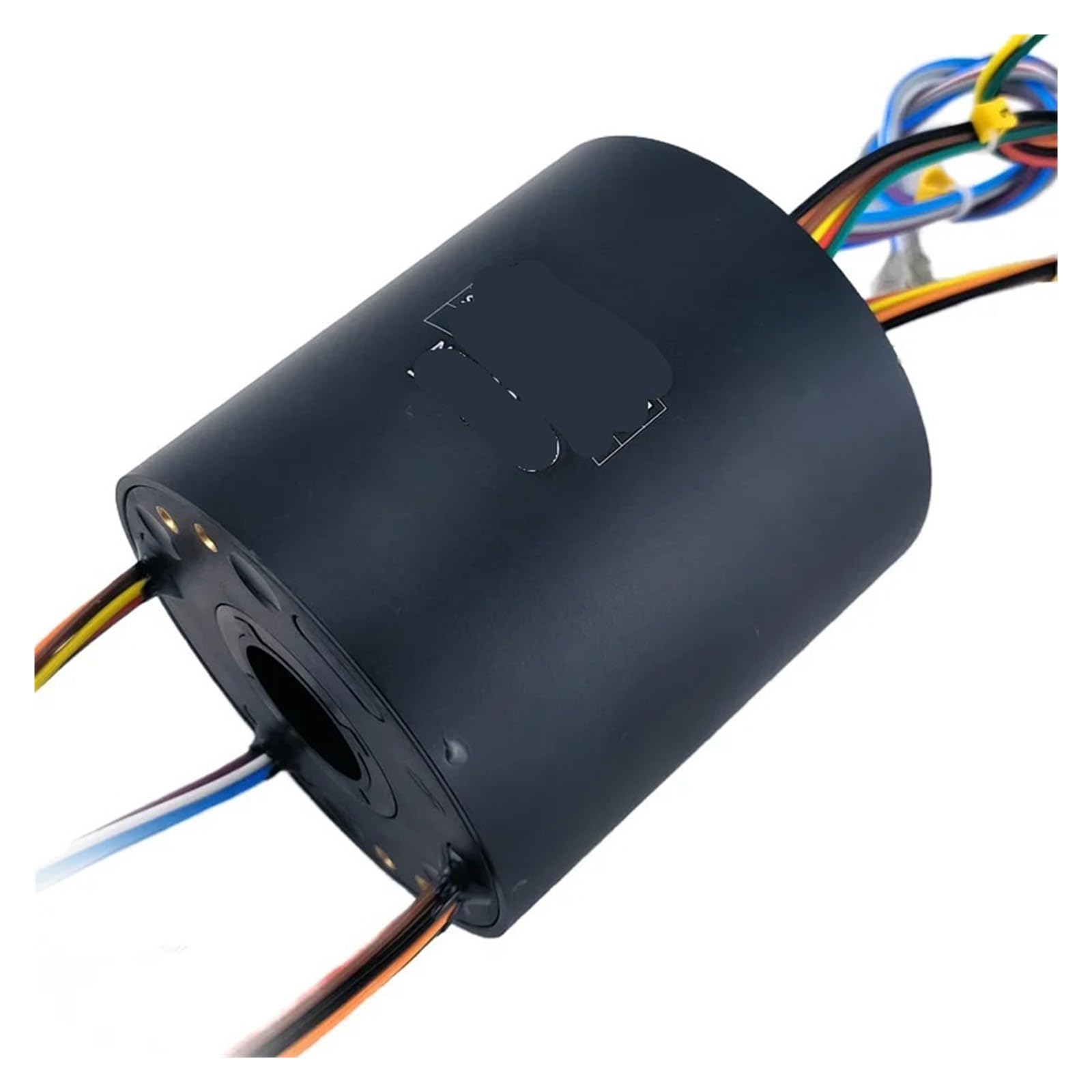 GK2586-18P05 Connecteur électrique rotatif à bague collectrice conducteur avec trou traversant 18 voies, joint rotatif électrique à anneau conducteur
