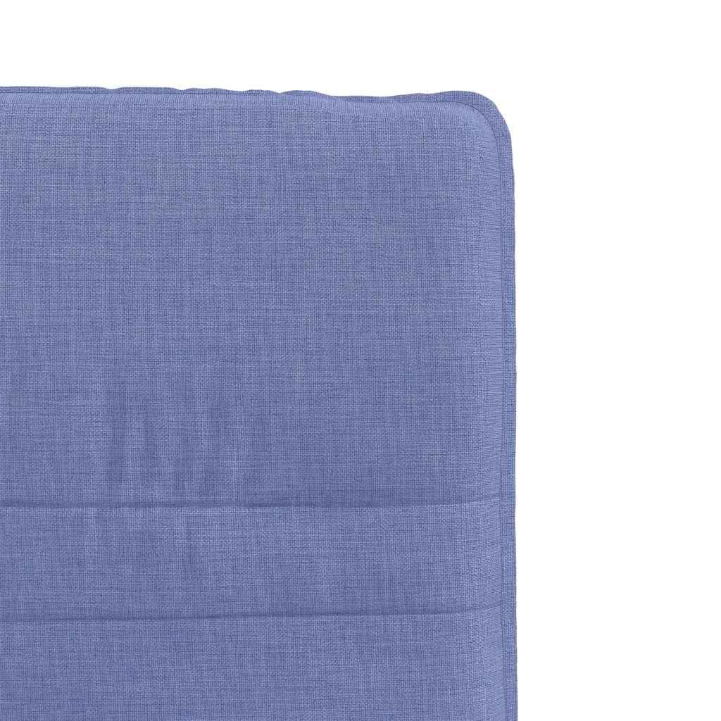 Juego de 2 sillas de comedor de tela vaquera acolchada con respaldo ergonómico y asiento de espuma, marco de madera de caucho macizo, adecuado para cocina, salón, comedor