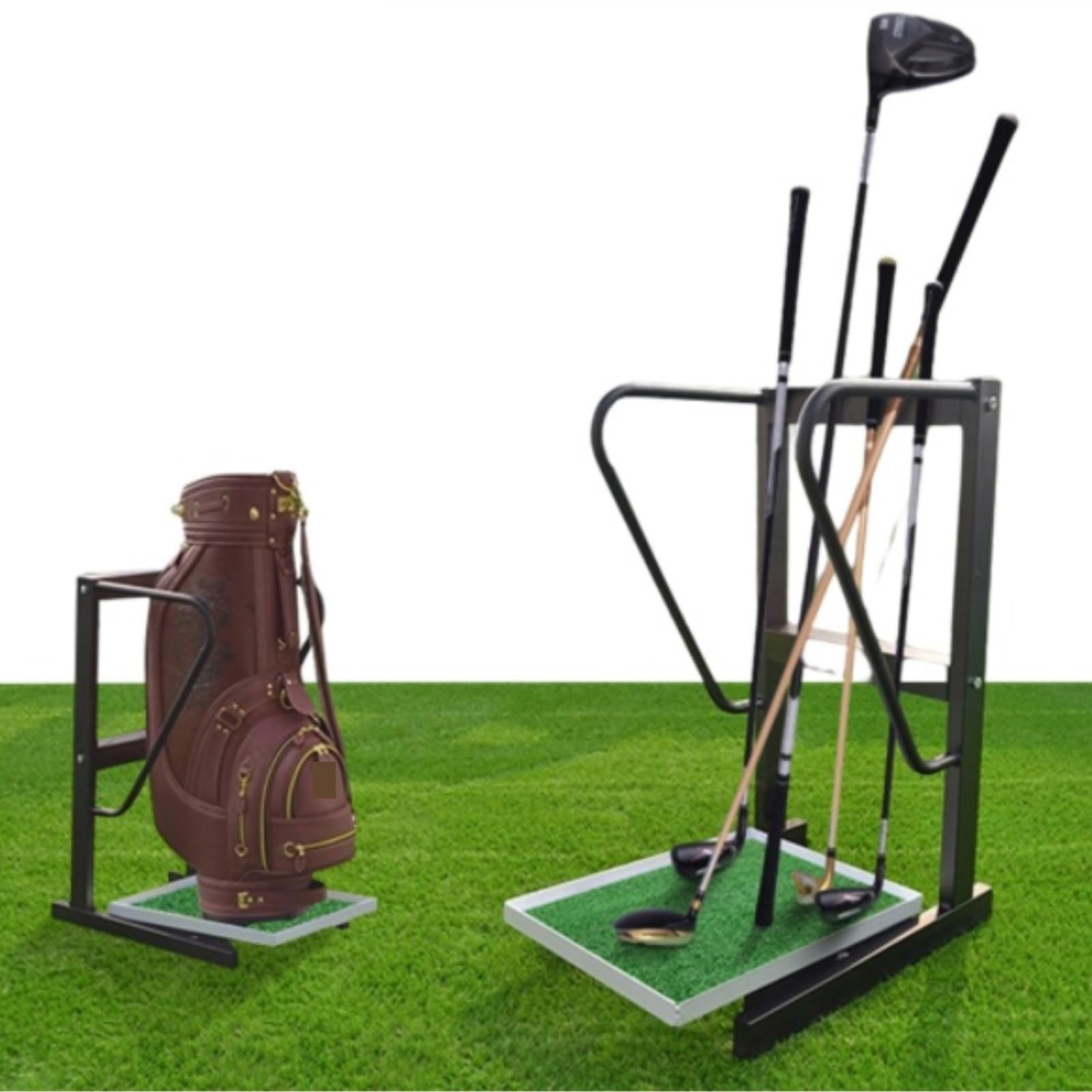 Aufbewahrung Ständer Freistehende Golfschläger-Organizer, Golfschläger-Ausstellungsstand, Abnehmbares Lagerregal Golfschlager