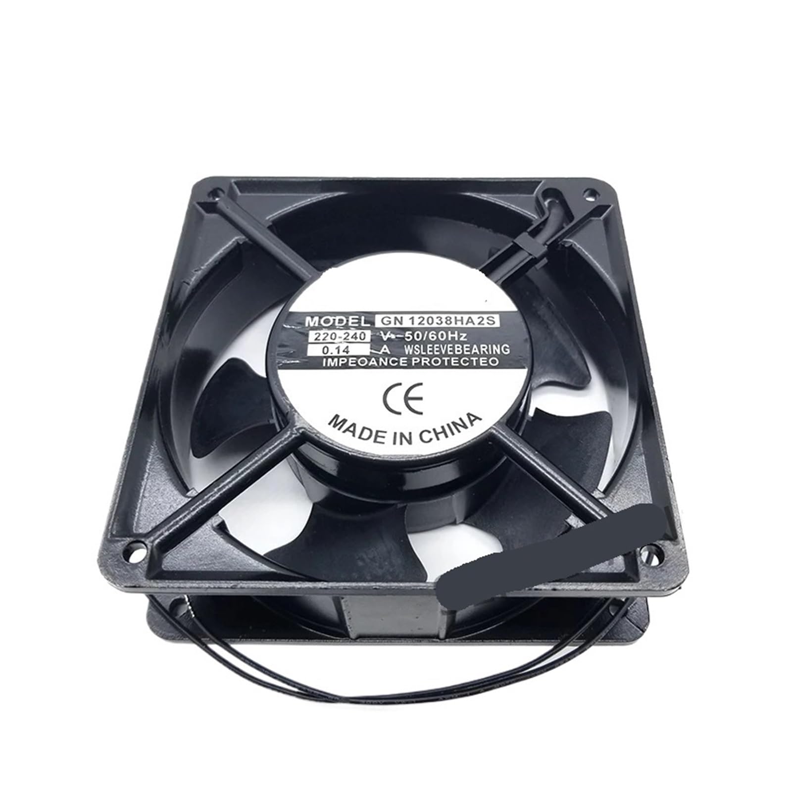 QNEZIQTMH GN12038HA2S 220V-240V 50/60Hz 0.14A 12038 Cooling Fan
