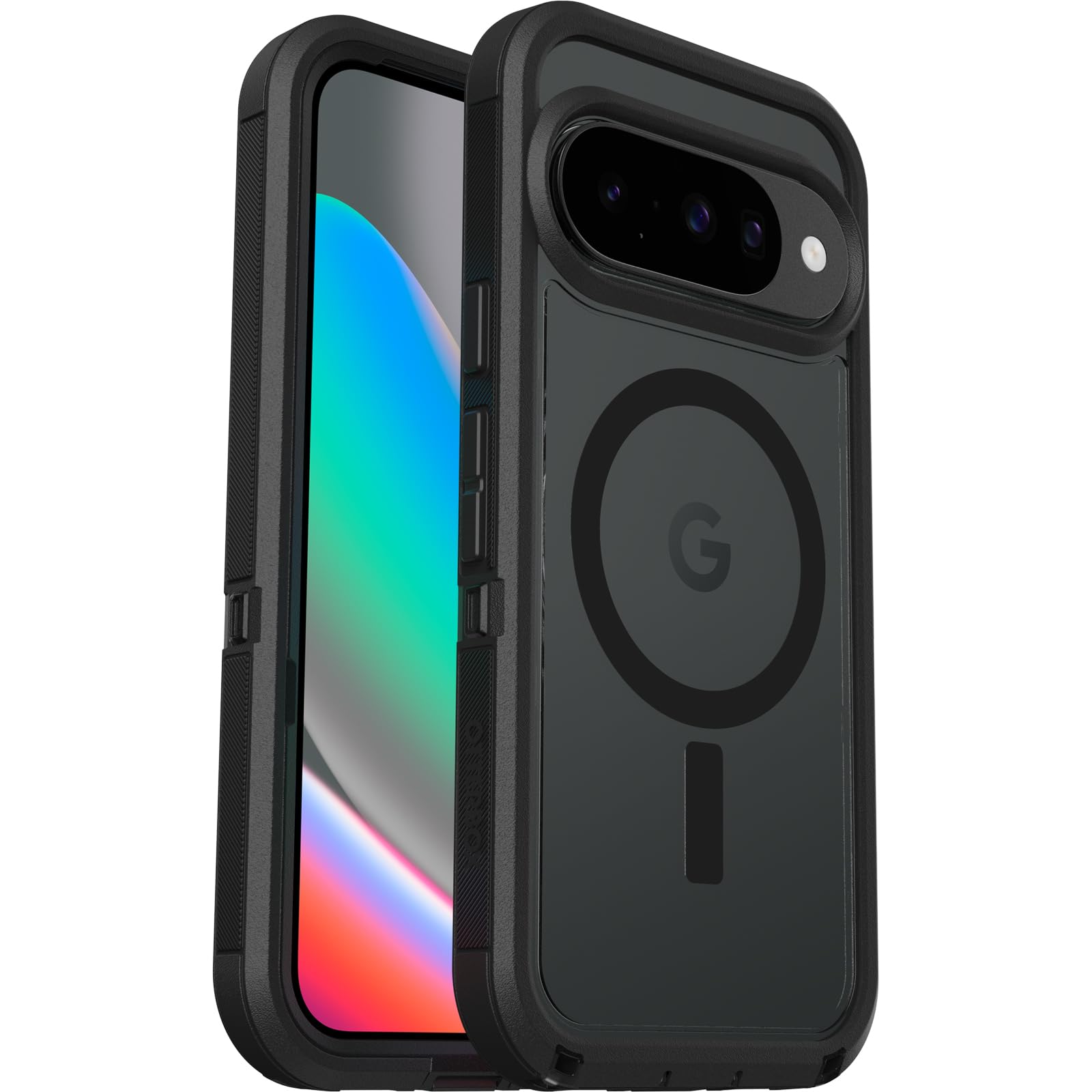 OtterBox Cover Defender Series Pro XT con Pixelsnap per Google Pixel 10/Pixel 10 Pro, resistente a shock e cadute, cover ultra robusta, testata 7x vs le norme MIL-STD 810G, Nero, Senza Retail Package