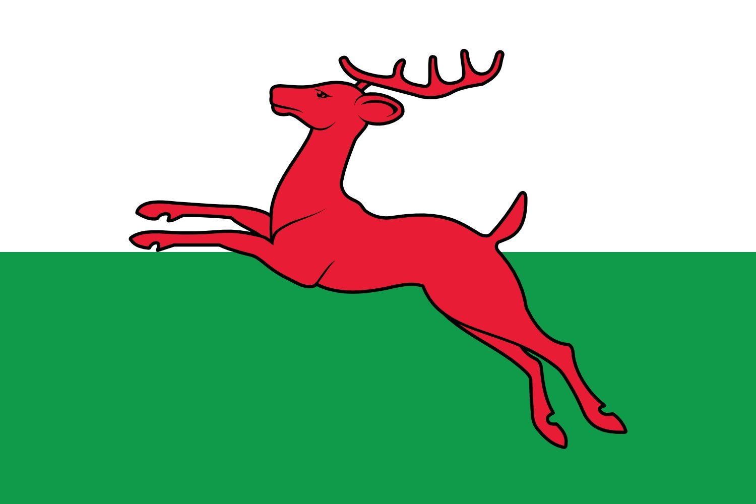 Drapeau Smallingerland grand modèle pavillon extérieur municipalité pays bas