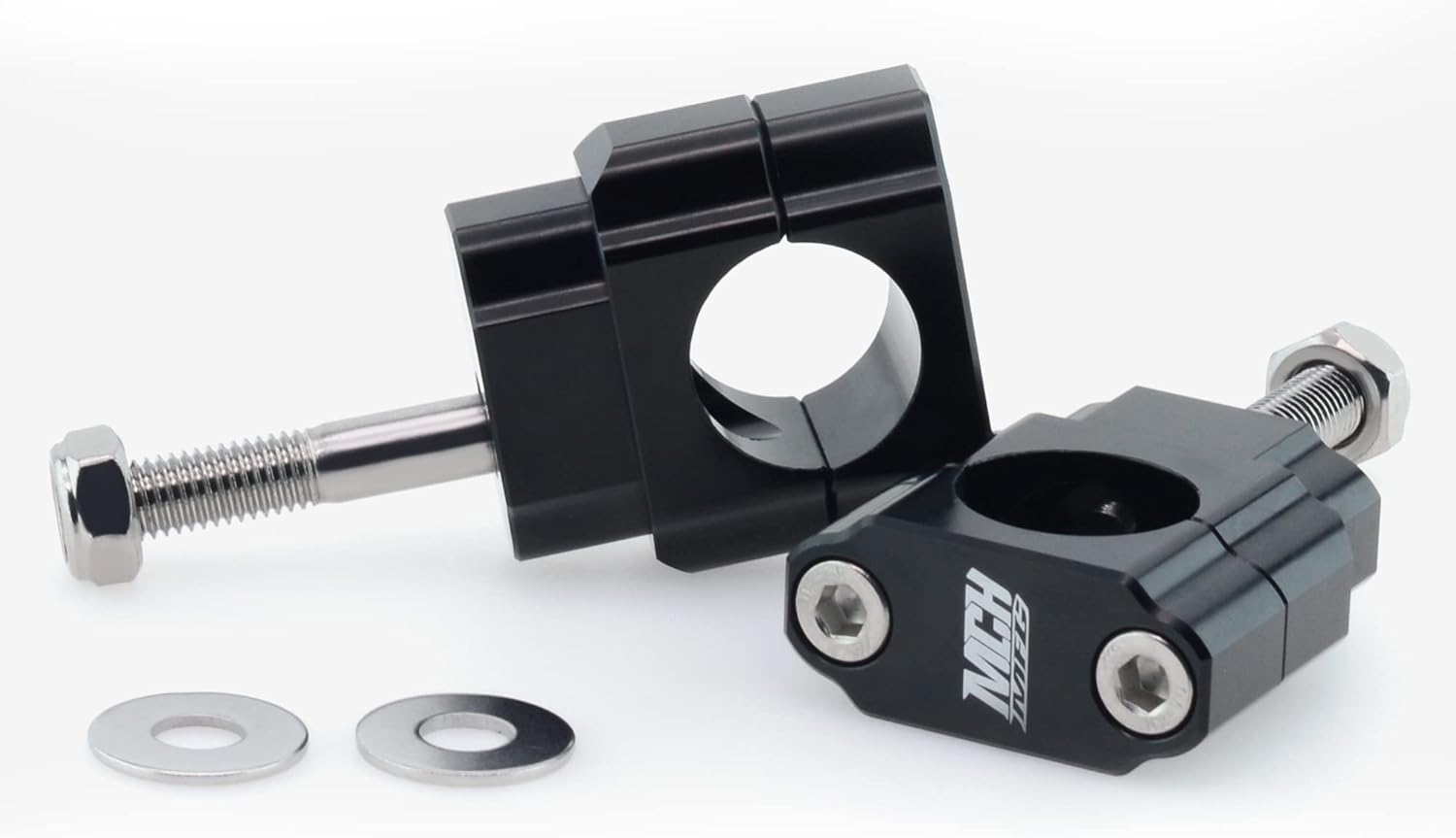 1 1/8" Motorcycle Dirt Bike Handlebar Risers, 28mm Handlebar Clamp Mounts for 110cc 125cc 150cc 200cc Dirt Bike ATV