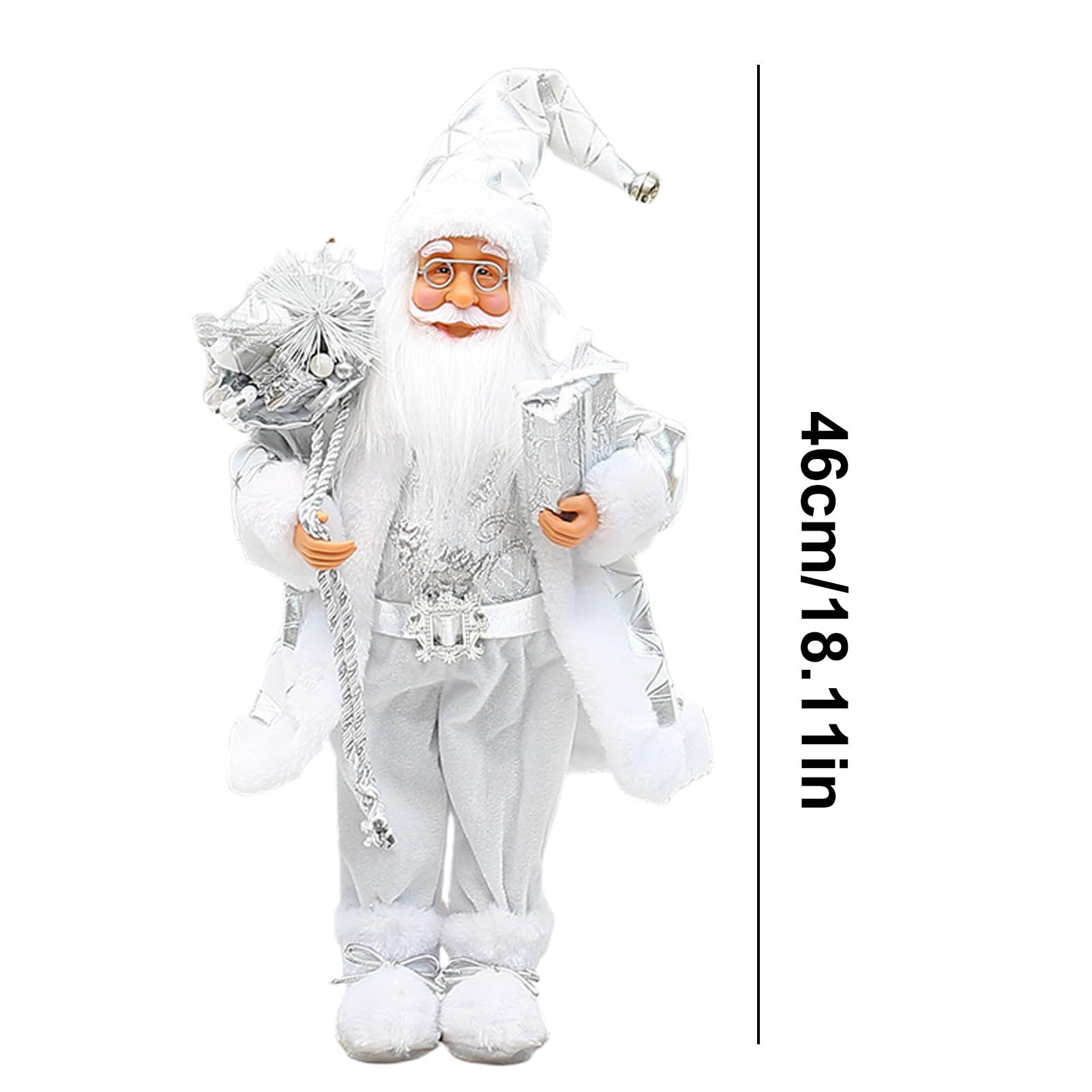Santa Figur 45 Zentimeter Stehende Weihnachtsmann Figur