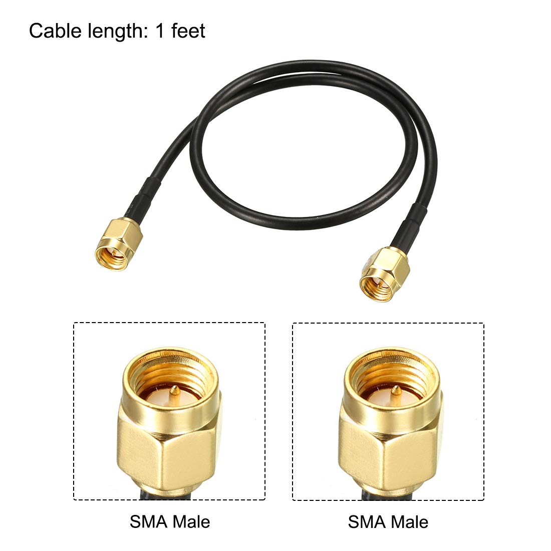 Cavo Prolunga RPSMA 1m Superbat - Per Antenne 4G/WiFi, Router, Modem LTE E Radioamatori - Foto 7