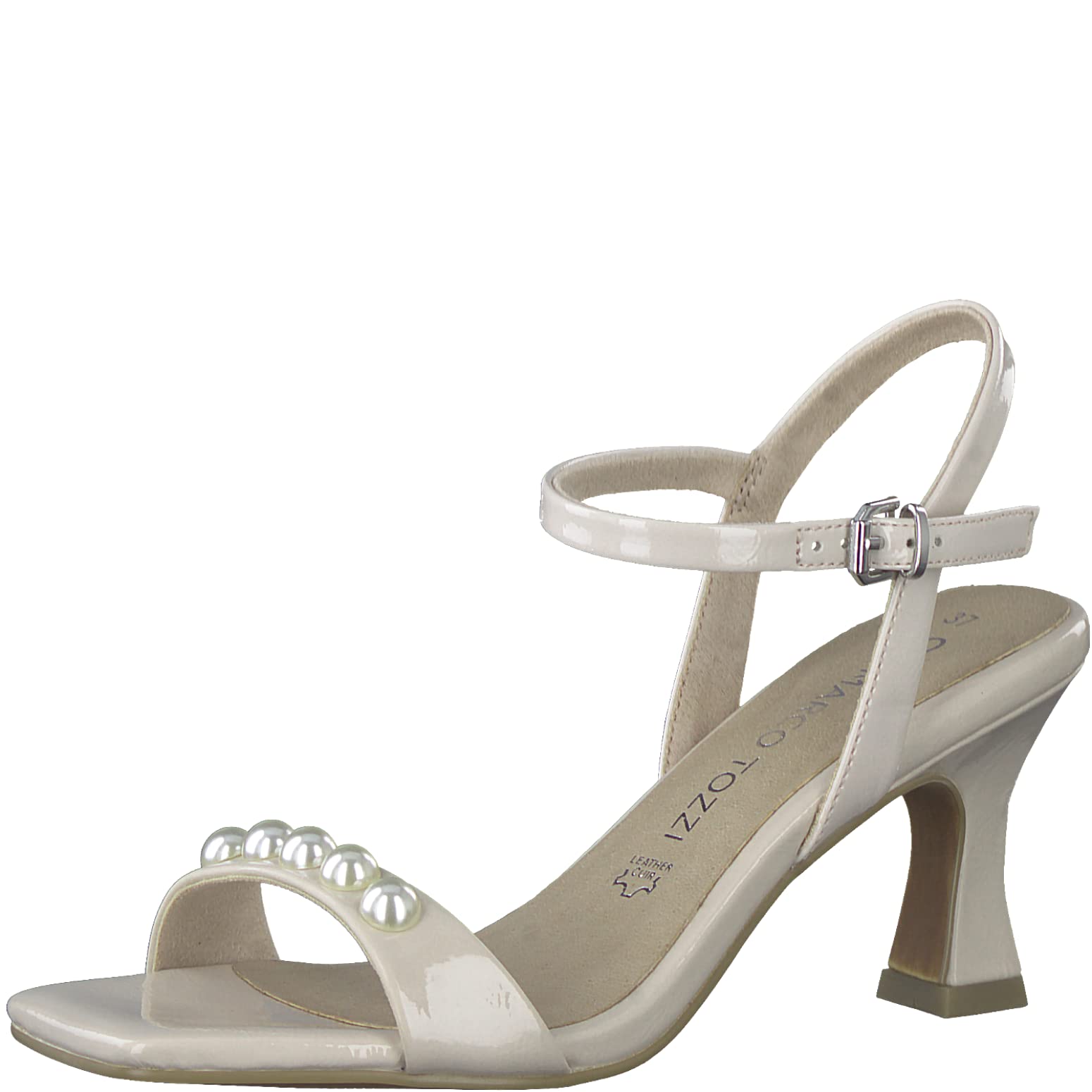 MARCO TOZZI Women's 2-2-28305-20 Sandals, Powder patent., 7 UK