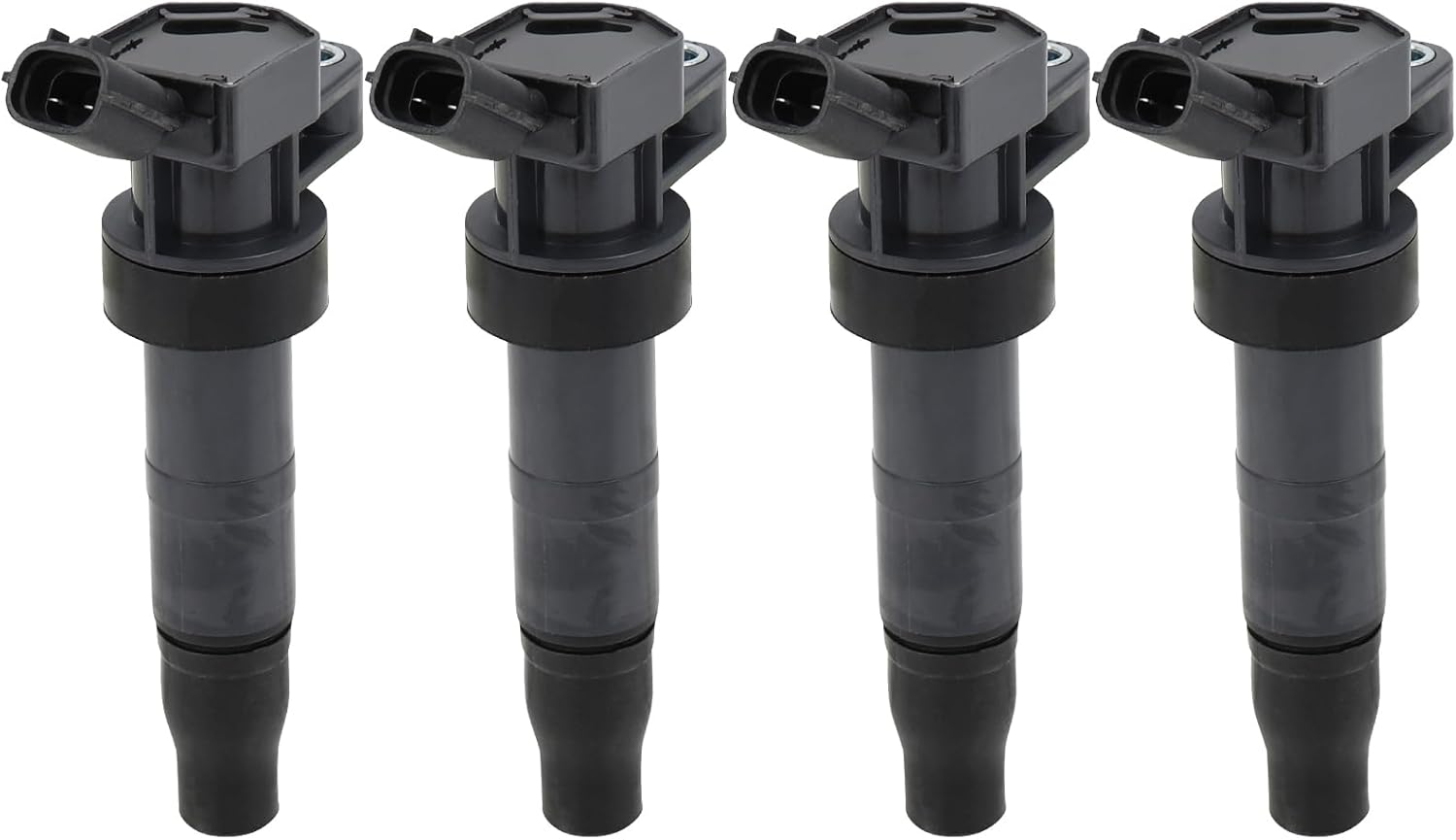 DRIVESTAR UF647 Ignition Coil Pack 2013-2015 for Hyundai Santa Fe Sport L4 2.0L Turbocharged, 2011-2014 for Hyundai Sonata L4 2.0L Turbocharged, Set of 4, Replace# 273002G700