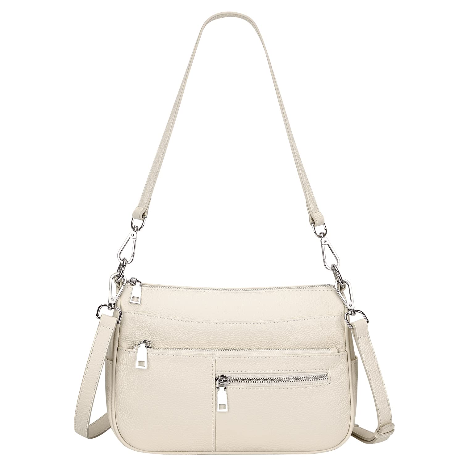 Over Earth Genuine Leather Shoulder Bag for Women Small Crossbody Purse