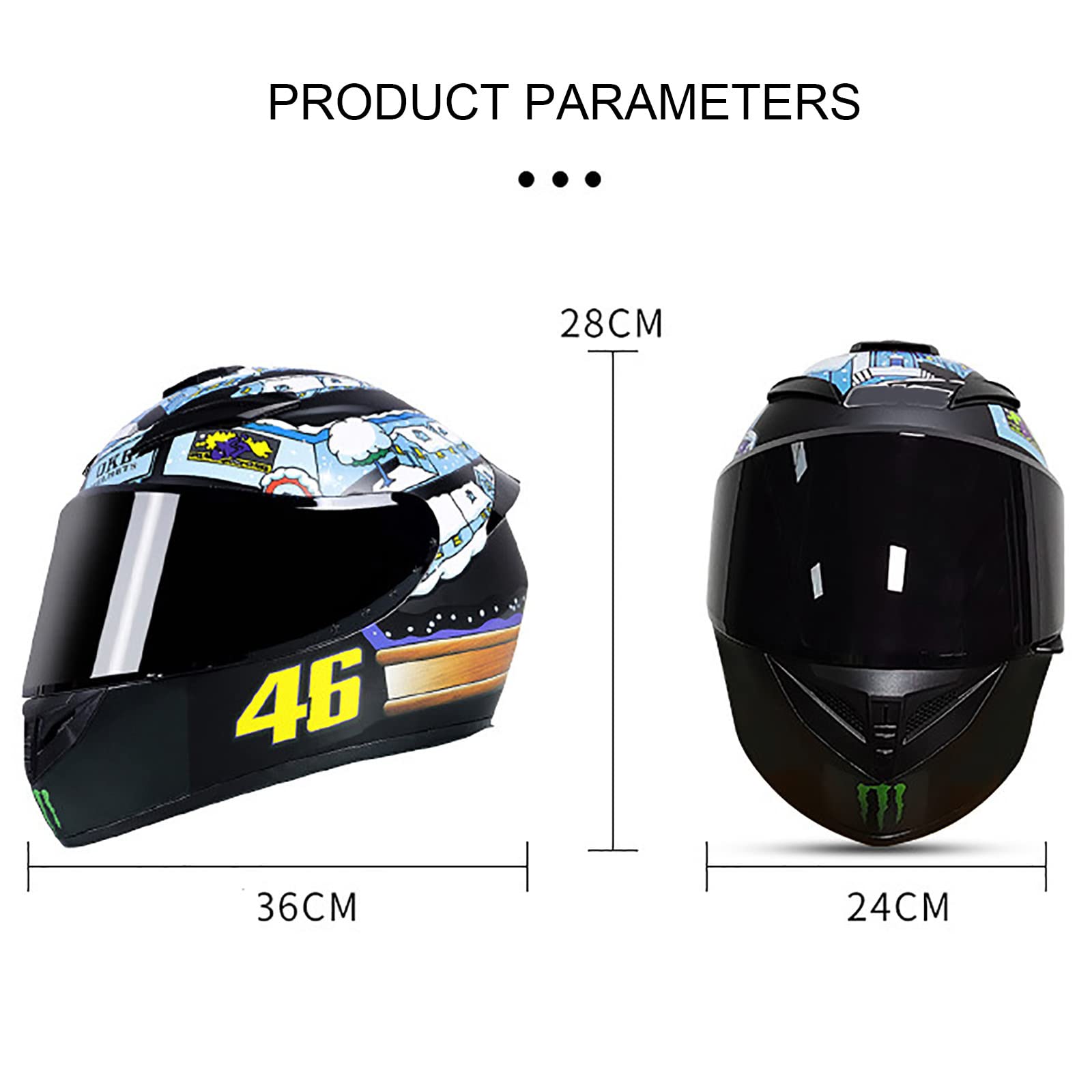 JATIBOSH Abierto Cascos Moto Bloquear El Viento Lluvia Retro Half-Helmet, Resistente Desgaste Resistente Los Golpes Casco Jet Ciclomotor para Jóvenes Hombres Mujeres Certificación ECE