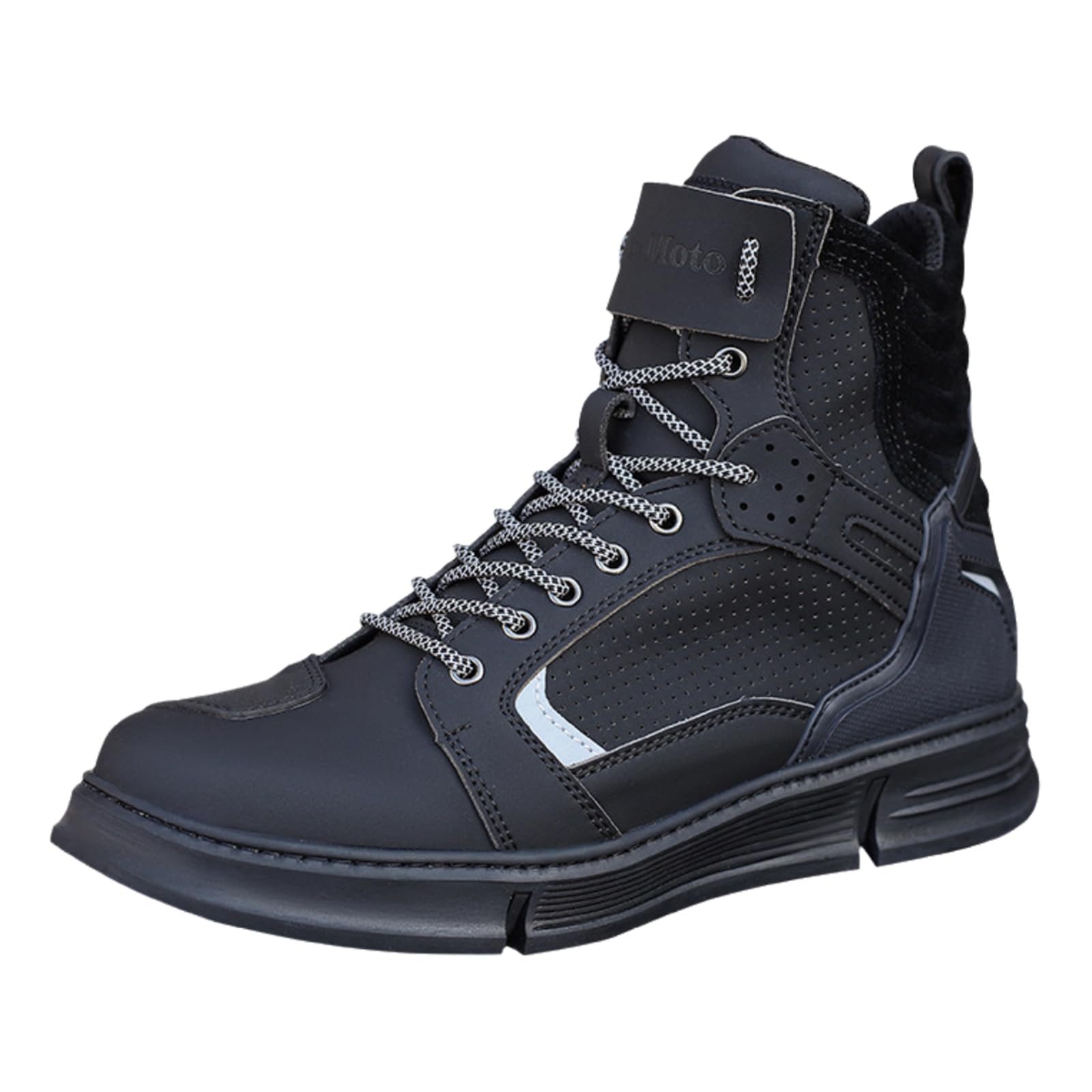 Chaussures de moto antidérapantes pour rouler sous la pluie avec style